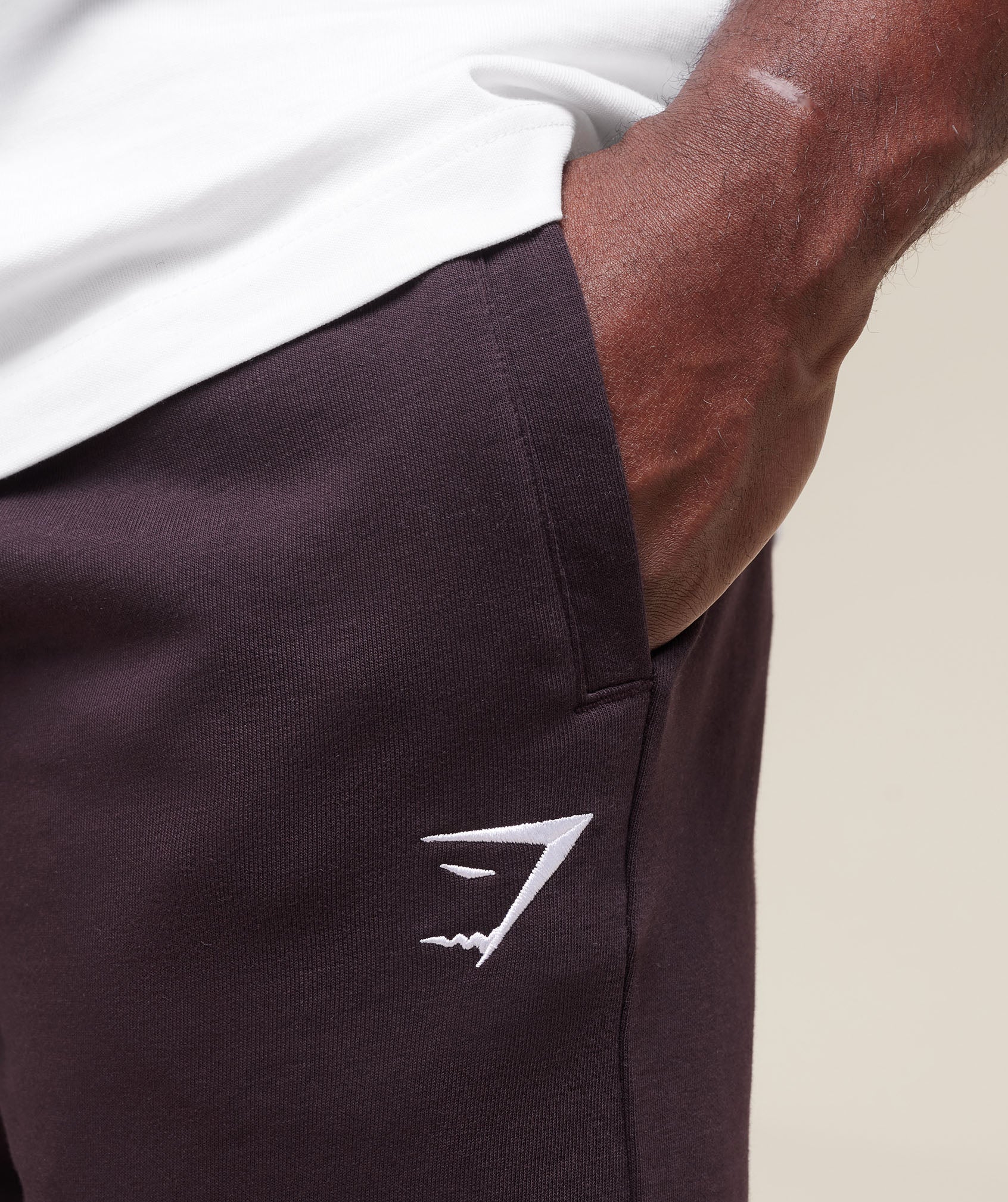 Gymshark Essential Oversized Joggers Plum Brown