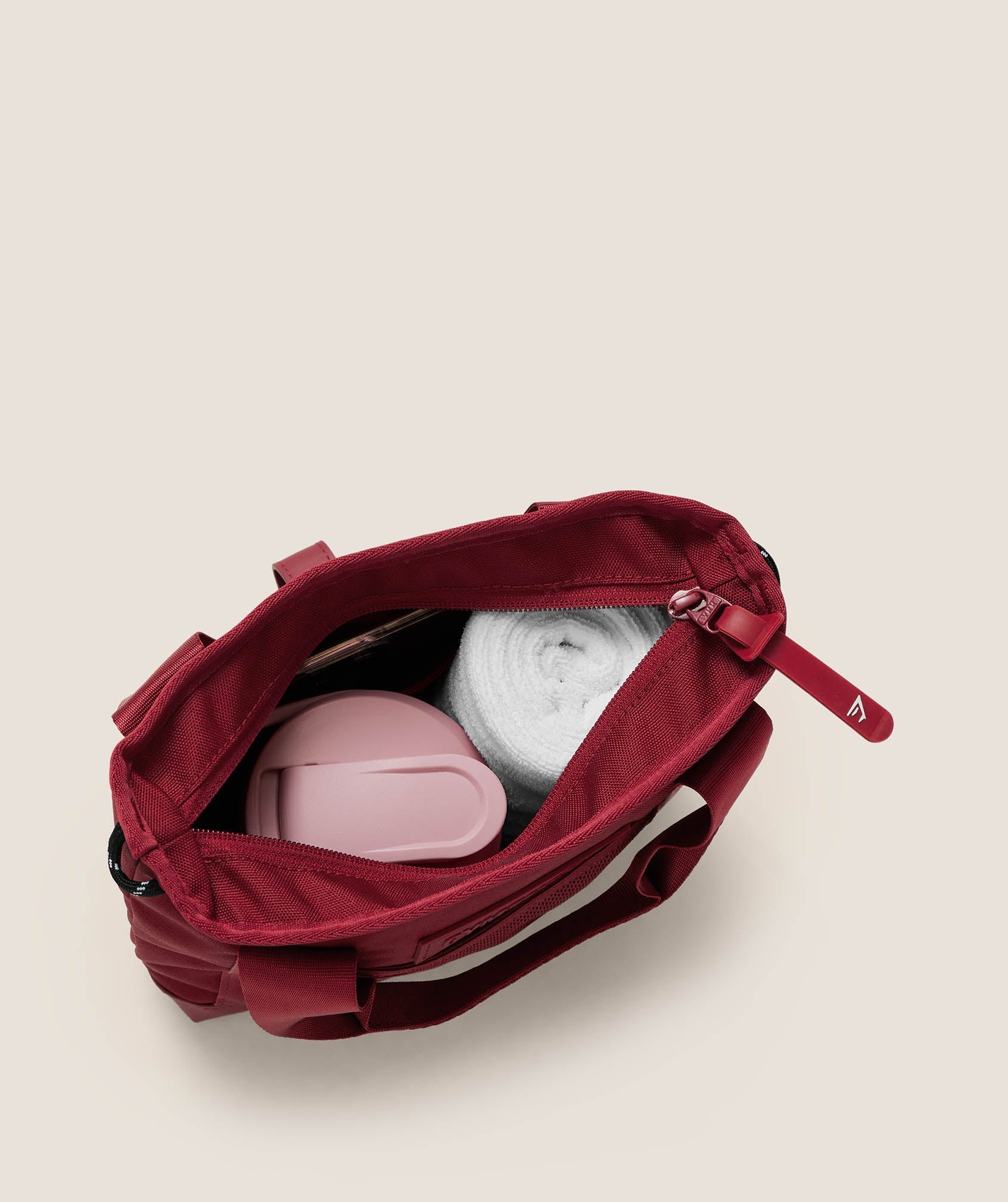Women's Gymshark Everyday Mini Tote Bag Athletic Burgundy