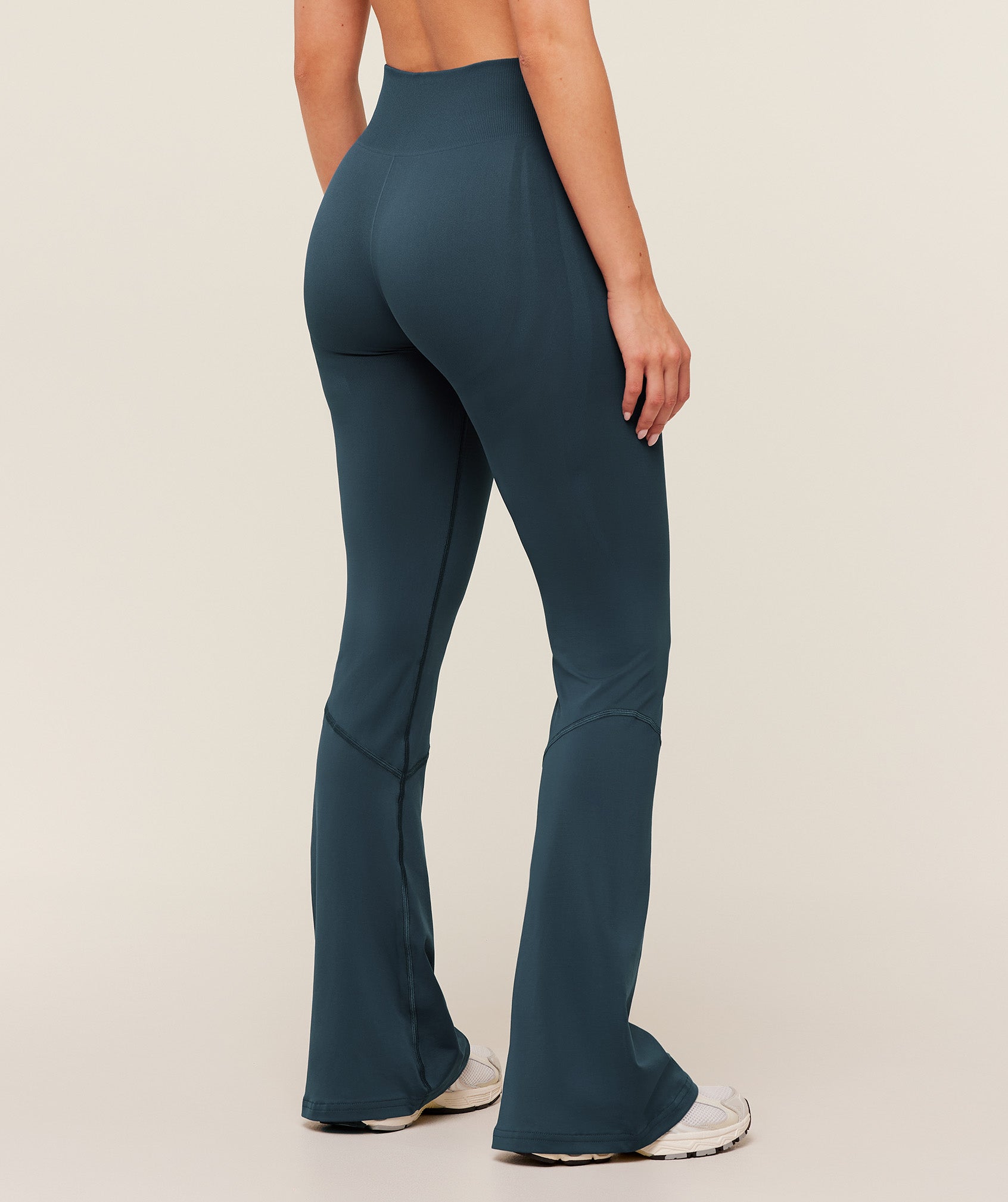 Women's Gymshark Everyday Seamless Flared Legging 2.0 Gs Stealth Blue