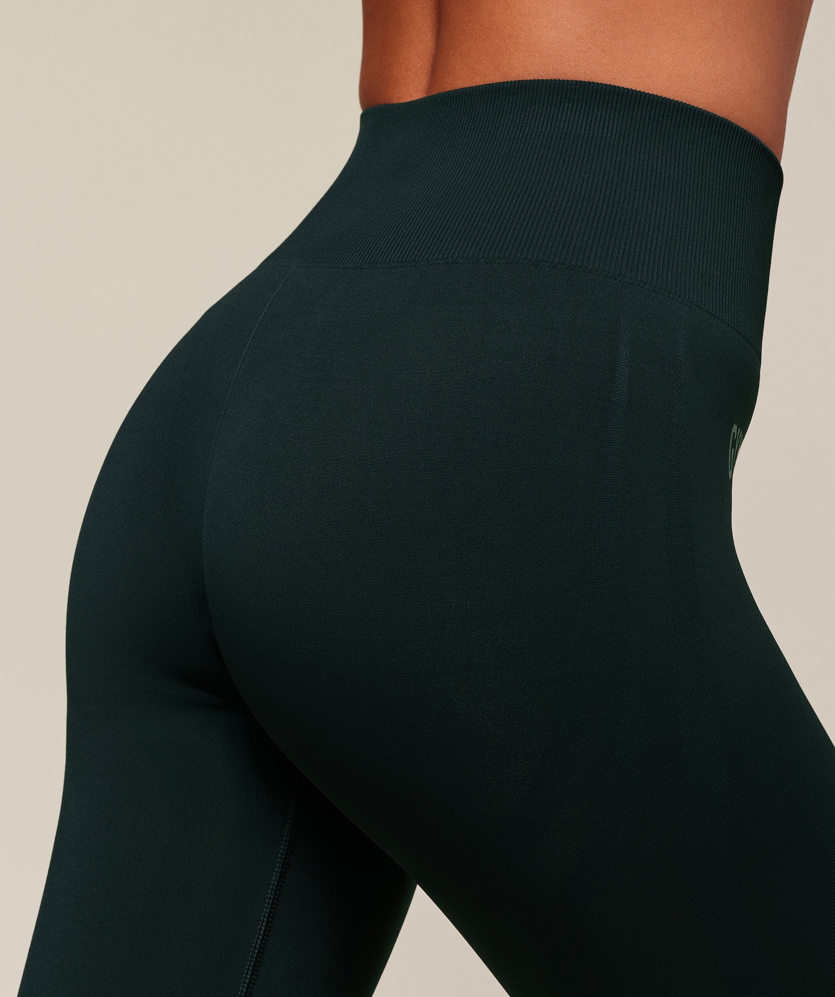Women's Gymshark Everyday Seamless Graphic Leggings Darkest Teal