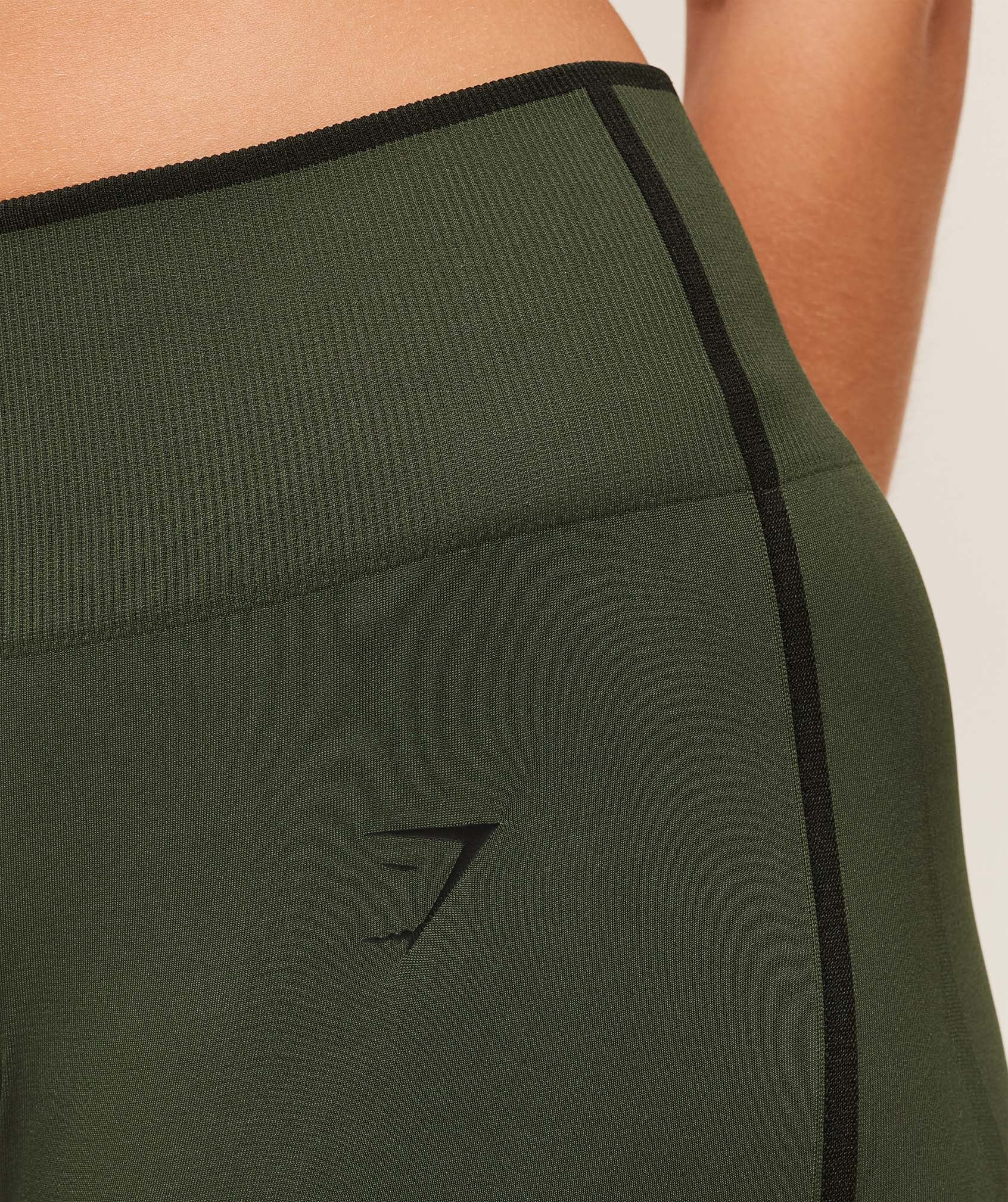 Women's Gymshark Everyday Seamless Contrast Legging Winter Olive