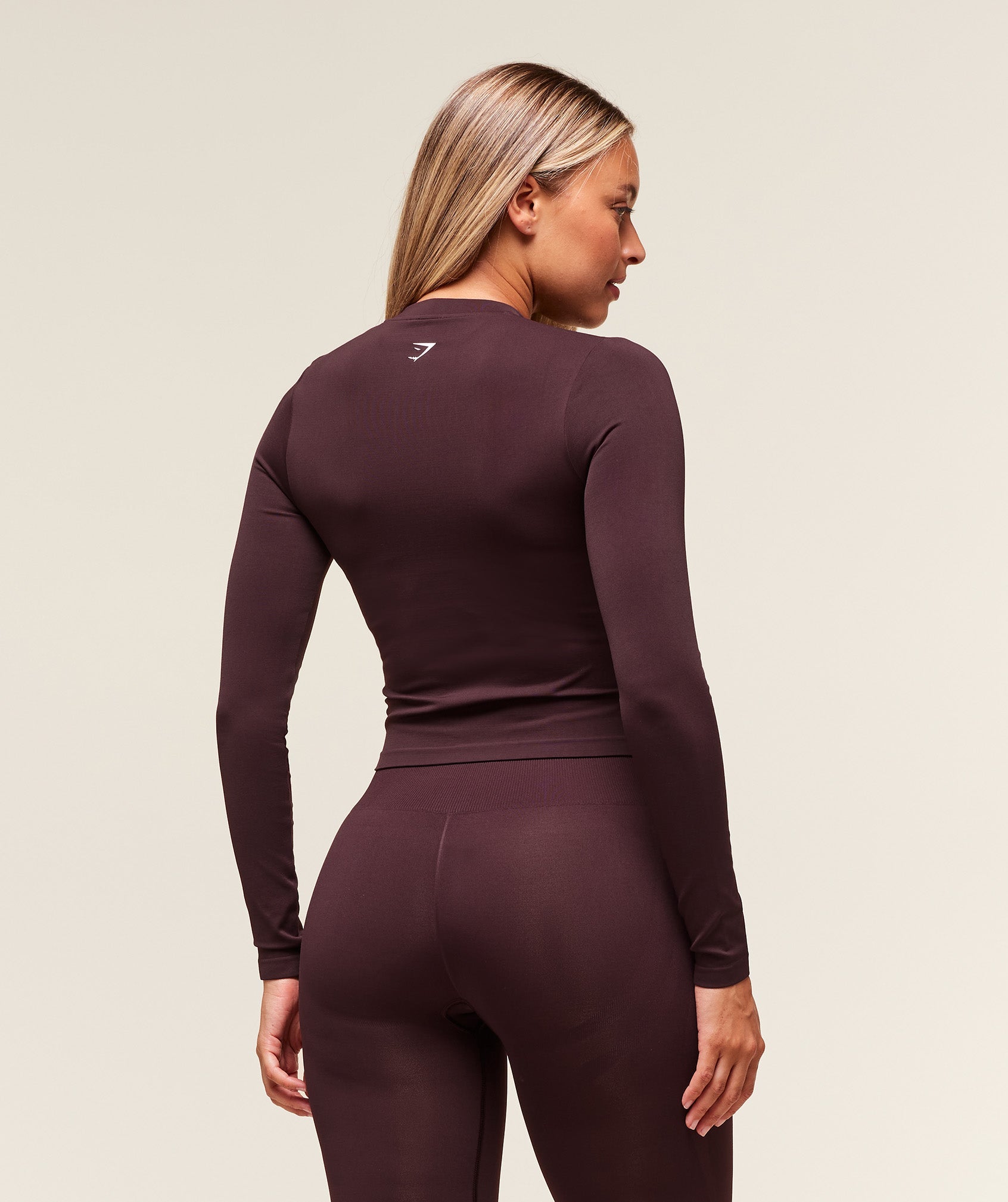 Women's Gymshark Everyday Seamless Zip Tracktop Cherry Purple