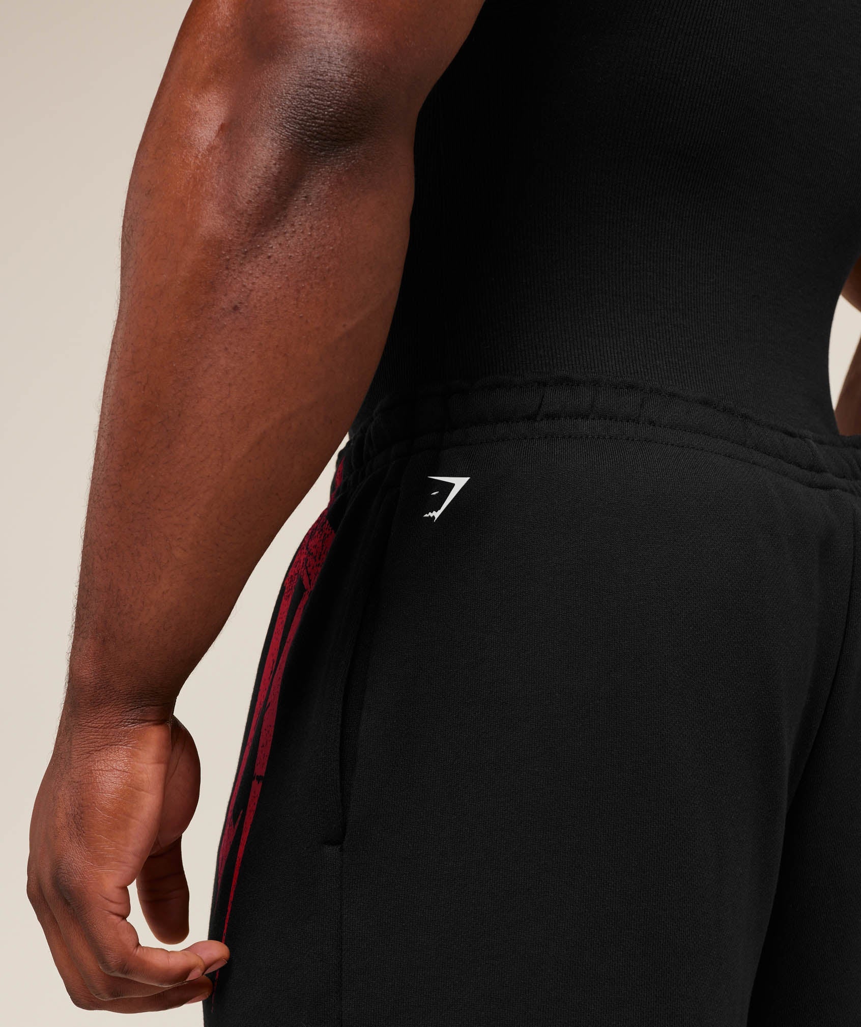 Gymshark Fade Graphic Straight Leg Jogger Gs Black