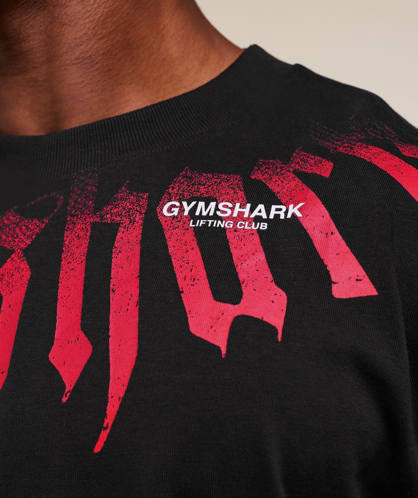 Gymshark Fade Graphic T-Shirt Gs Black