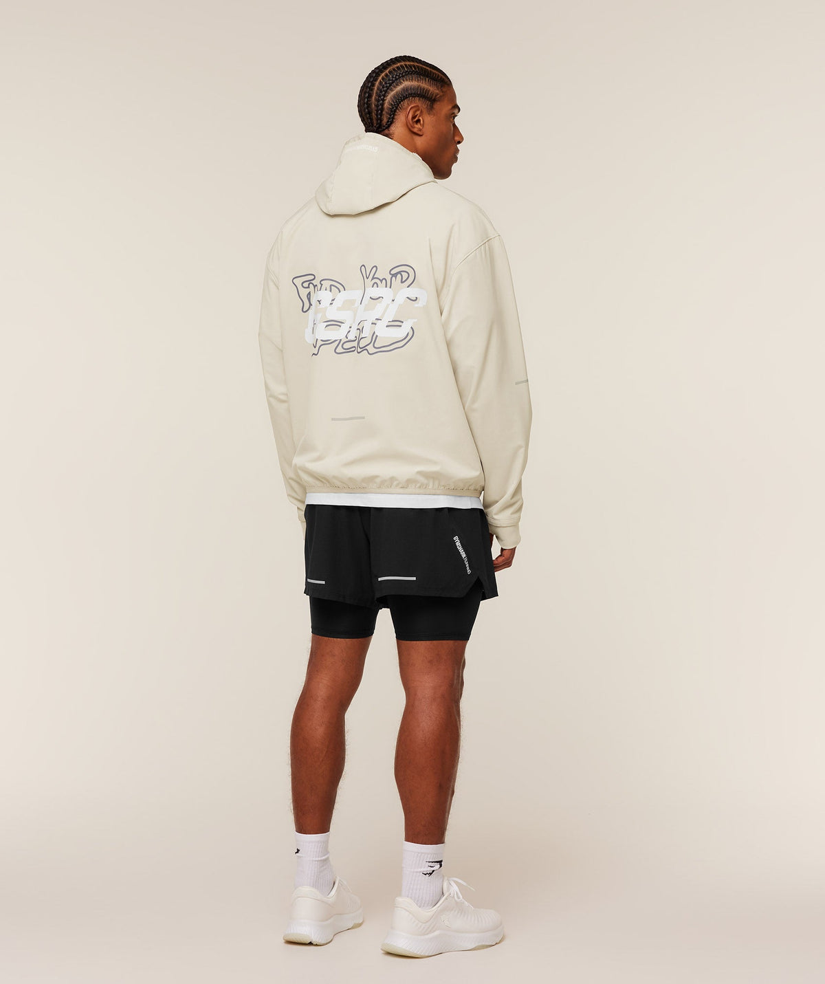 Gymshark Find Your Speed Hoodie Pebble Grey