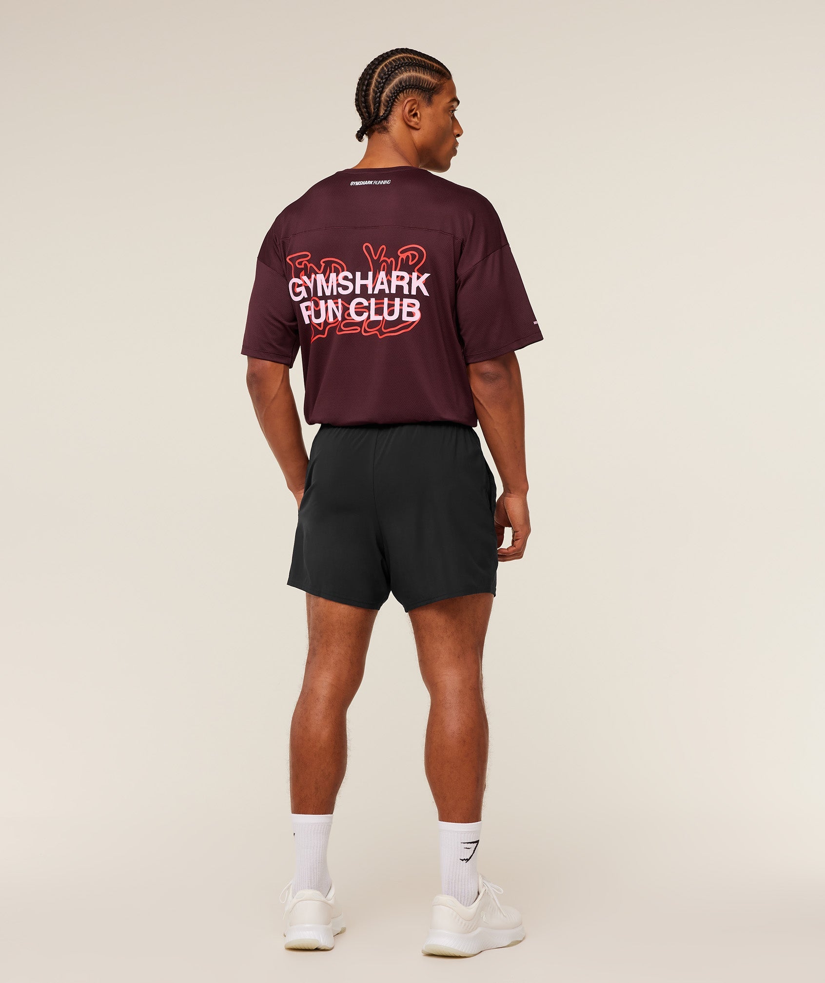 Gymshark Find Your Speed T-Shirt Rich Maroon