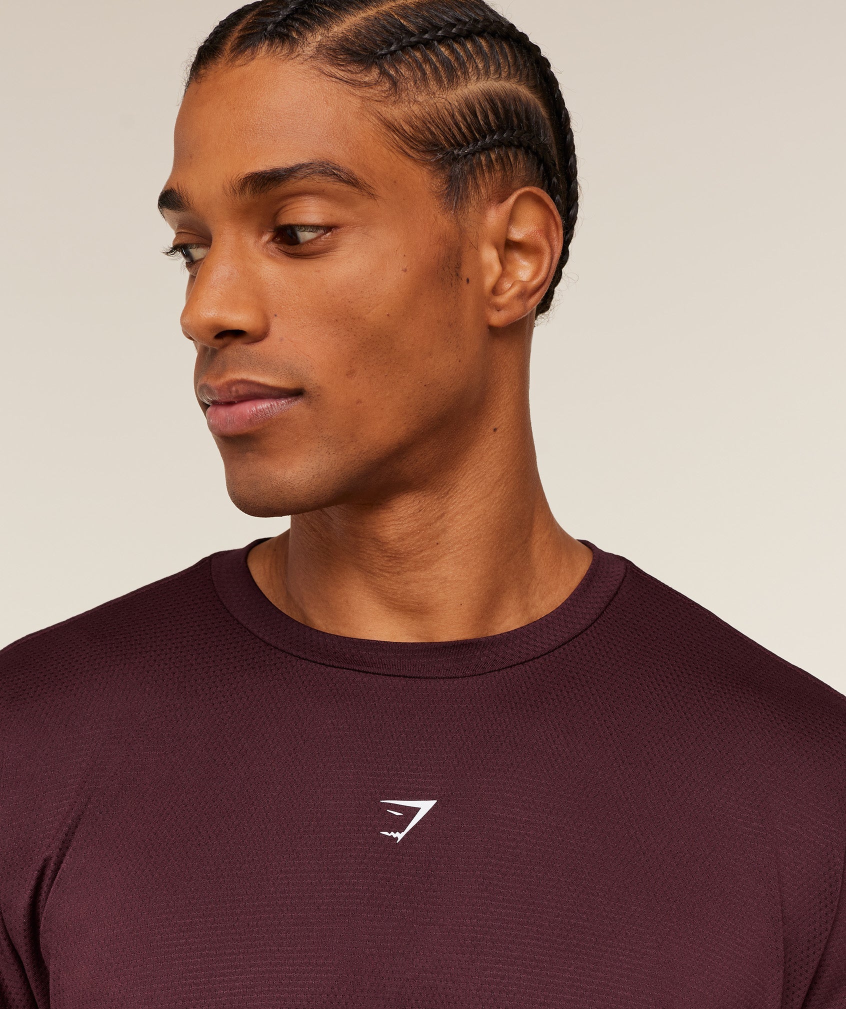 Gymshark Find Your Speed T-Shirt Rich Maroon