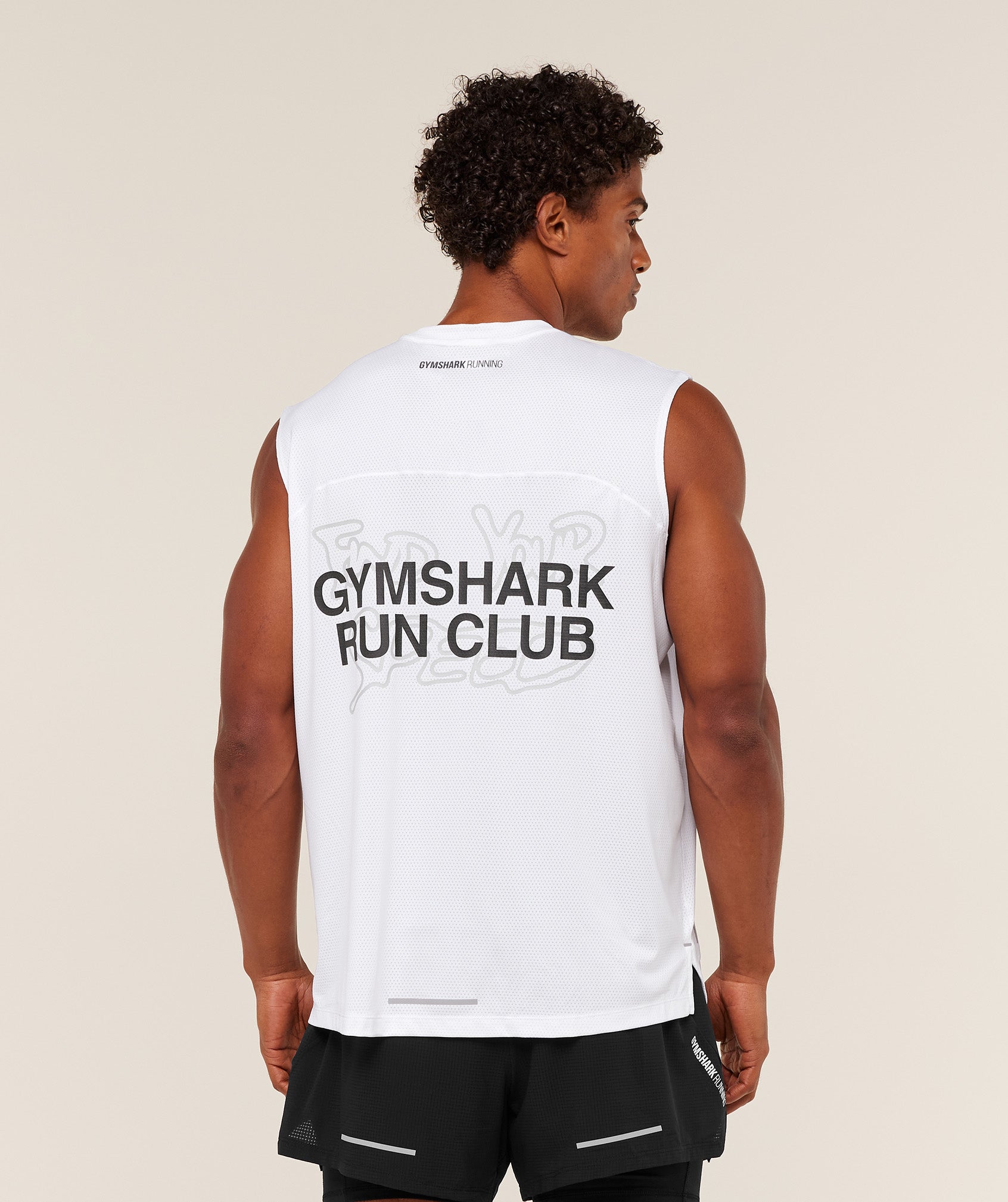 Gymshark Find Your Speed Tank White
