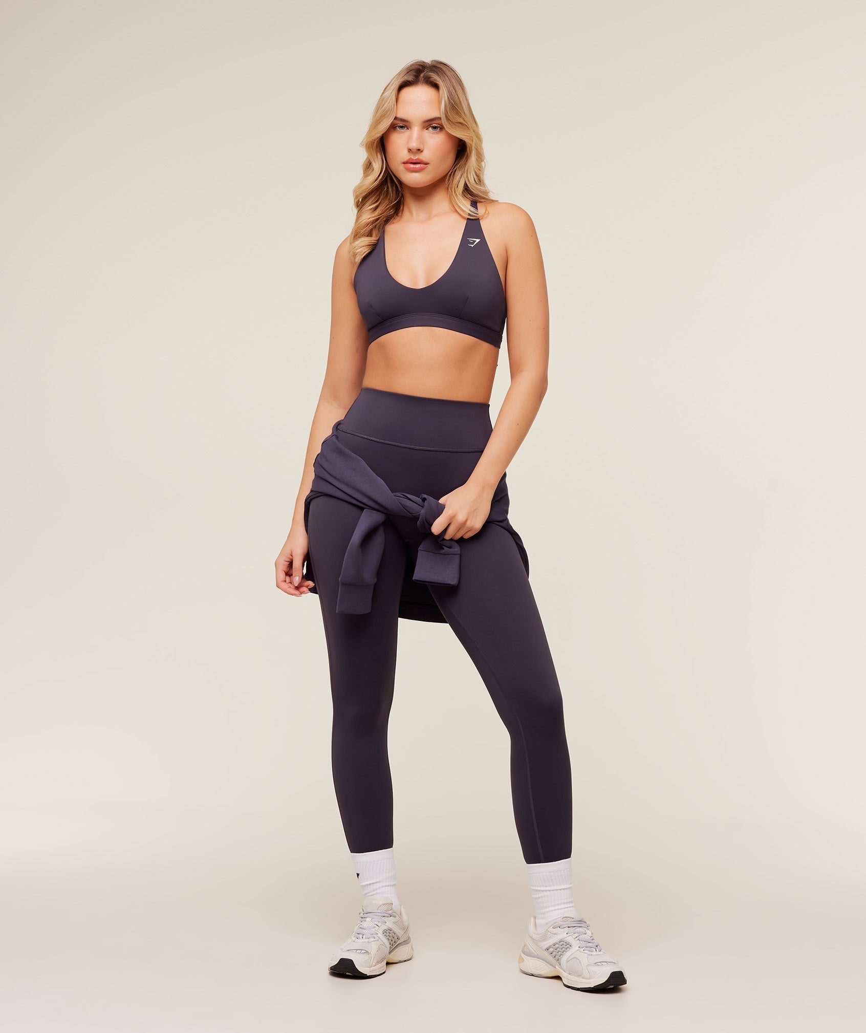 Women's Gymshark Flow Leggings Midnight Purple