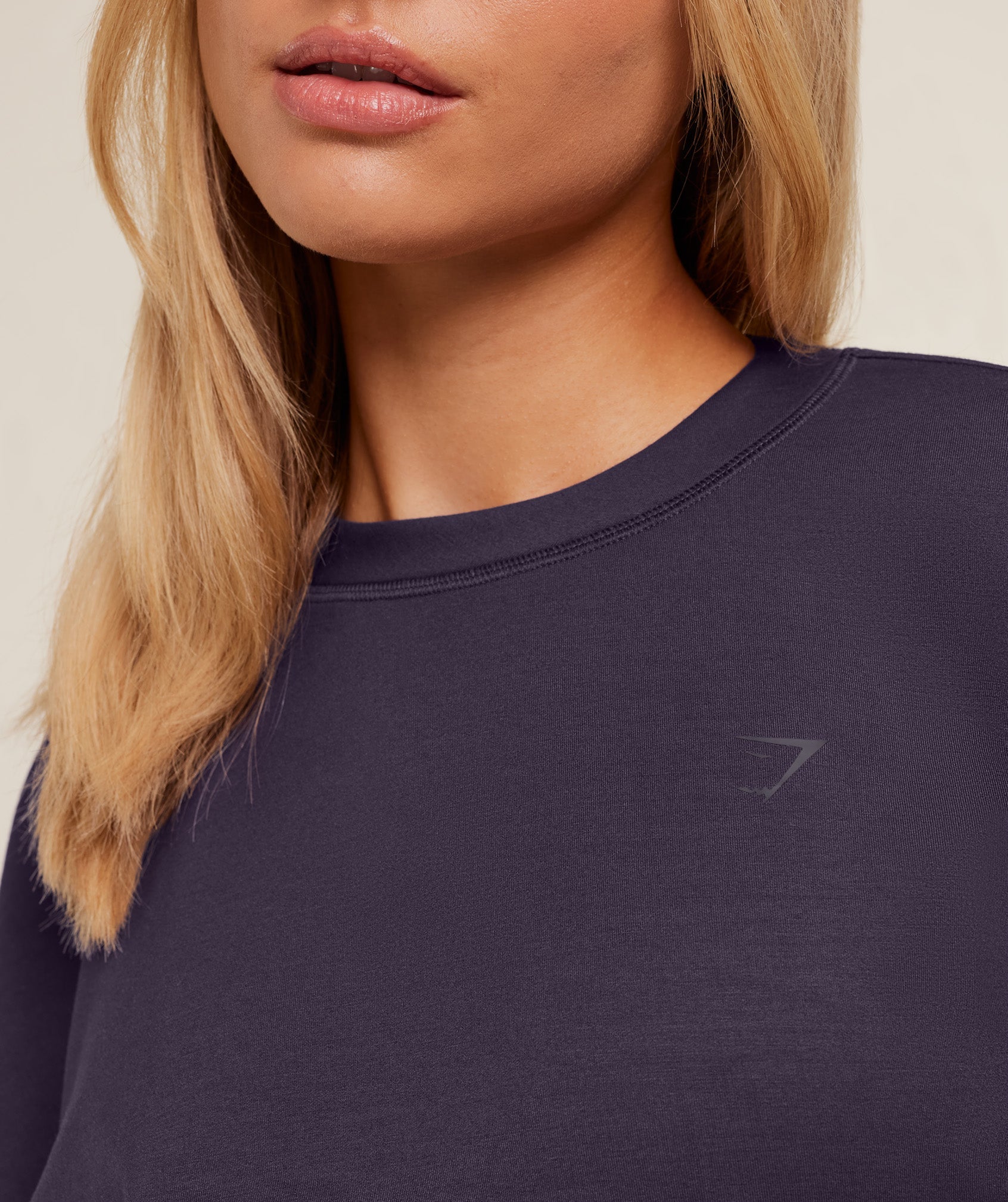Women's Gymshark Flow Long Sleeve Top Midnight Purple