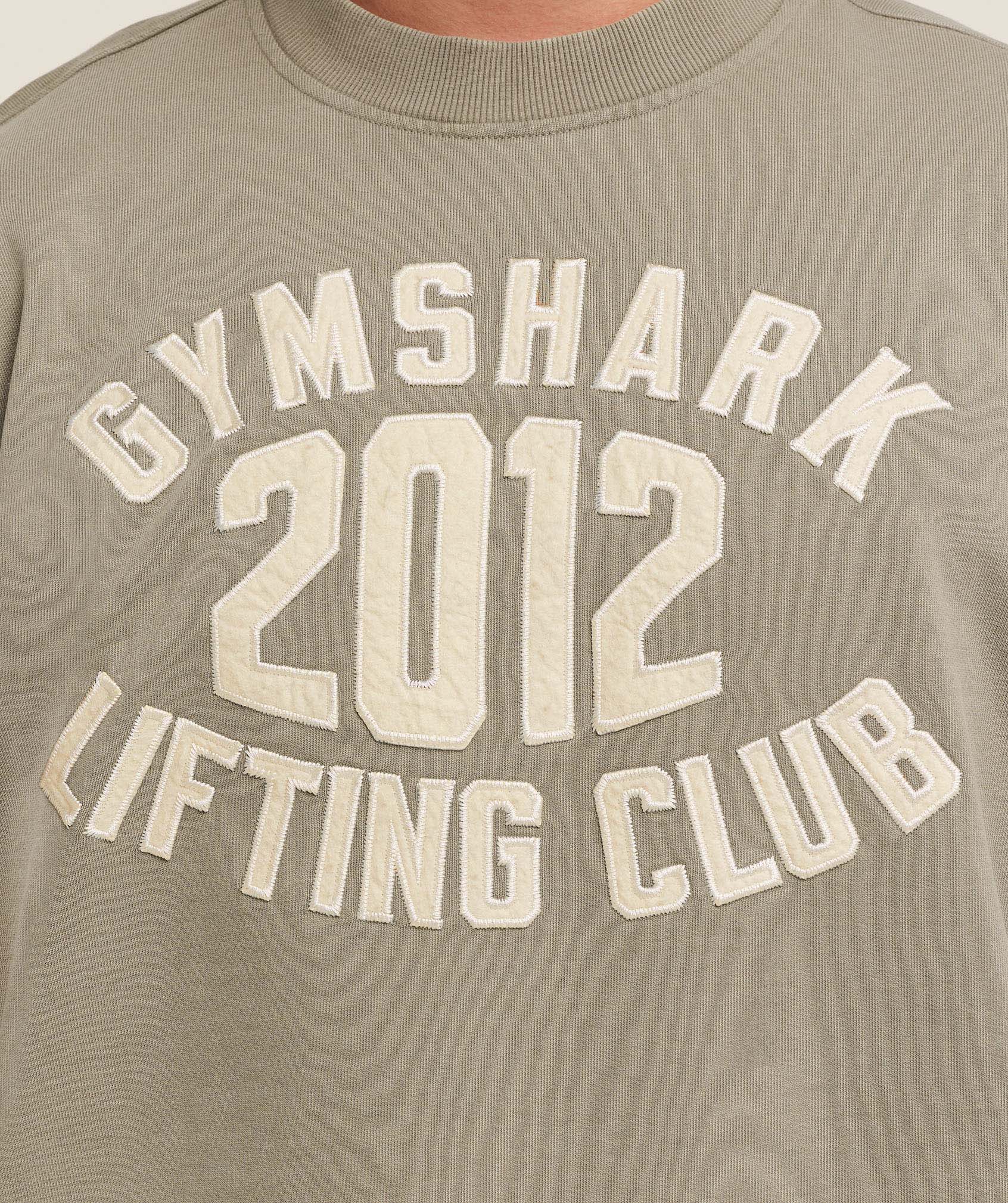 Gymshark 2012 Lifting Club Crew Linen Brown