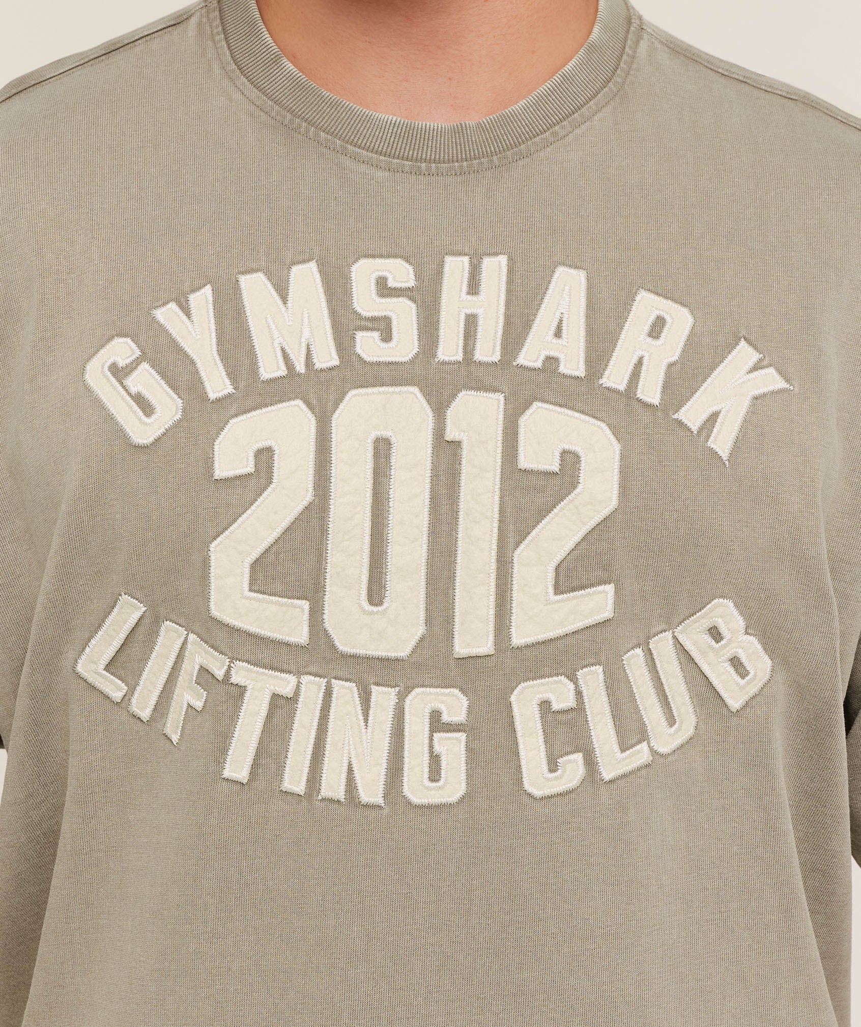 Gymshark 2012 Lifting Club T-Shirt Linen Brown