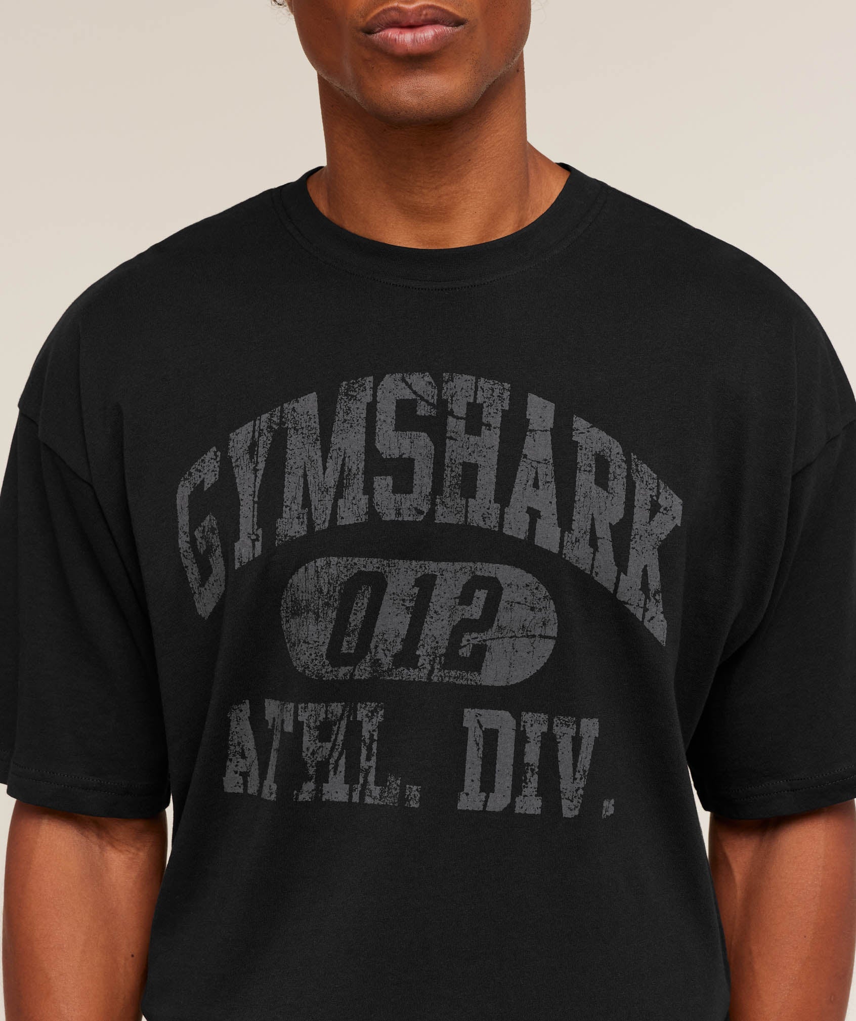 Gymshark Athletic Division Graphic T-Shirt Gs Black
