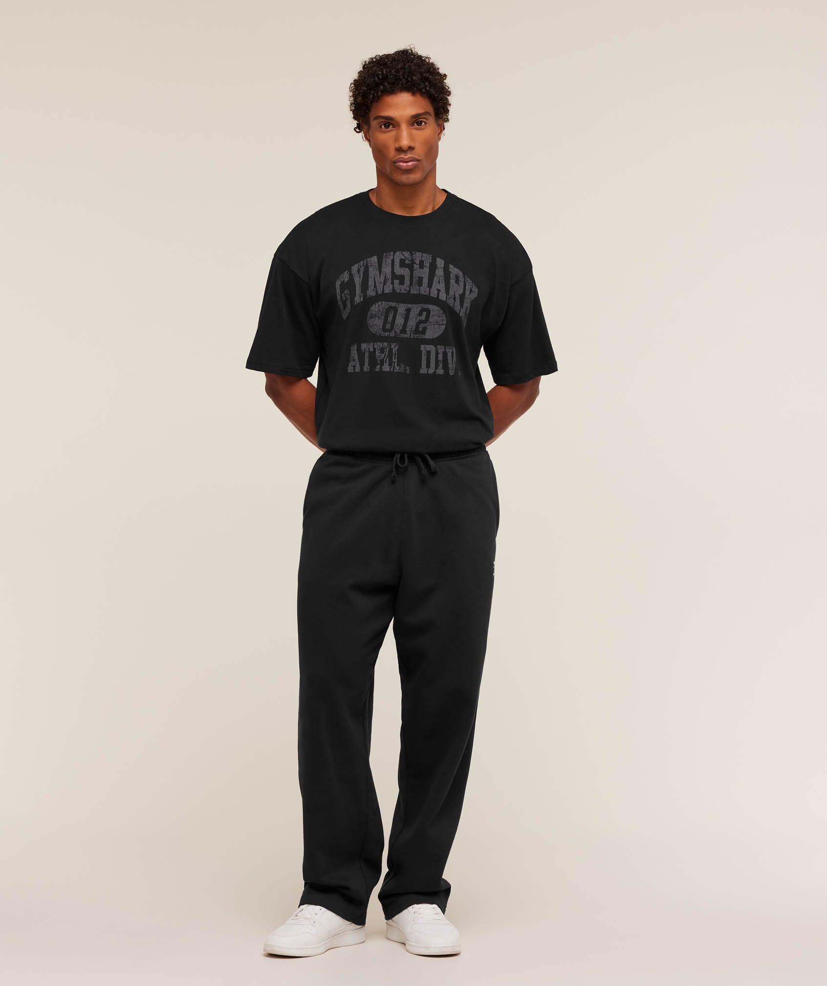 Gymshark Athletic Division Graphic T-Shirt Gs Black