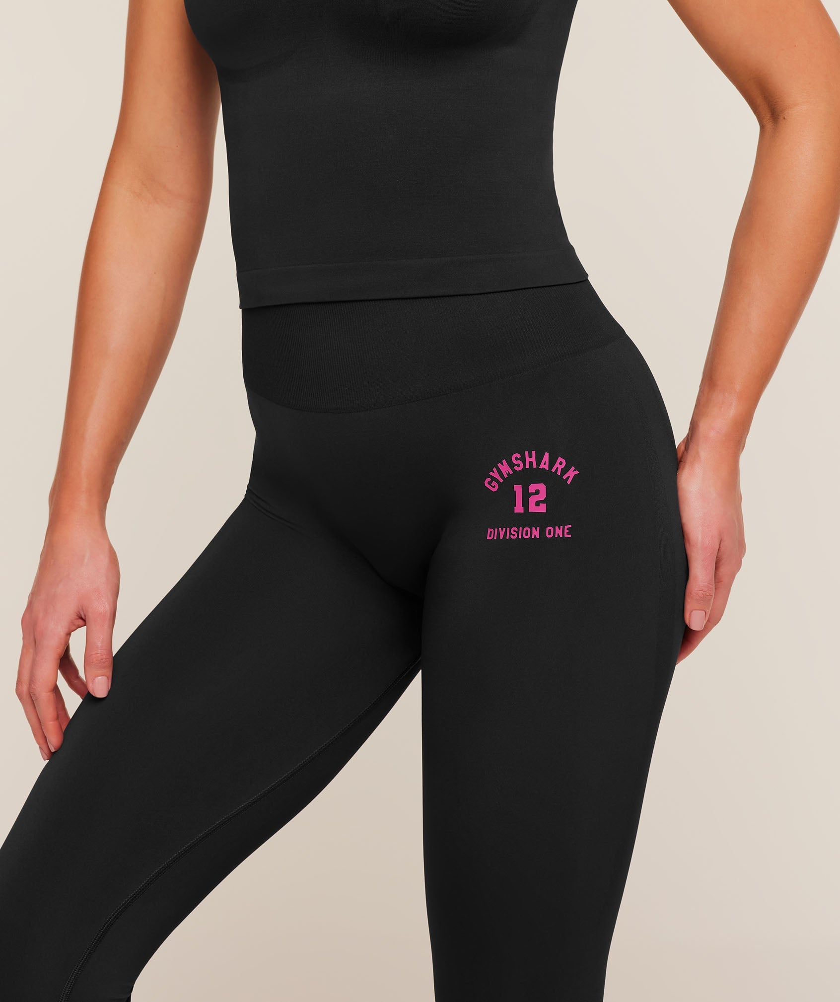 Women's Gymshark Everyday Seamless Graphic Leggings Black