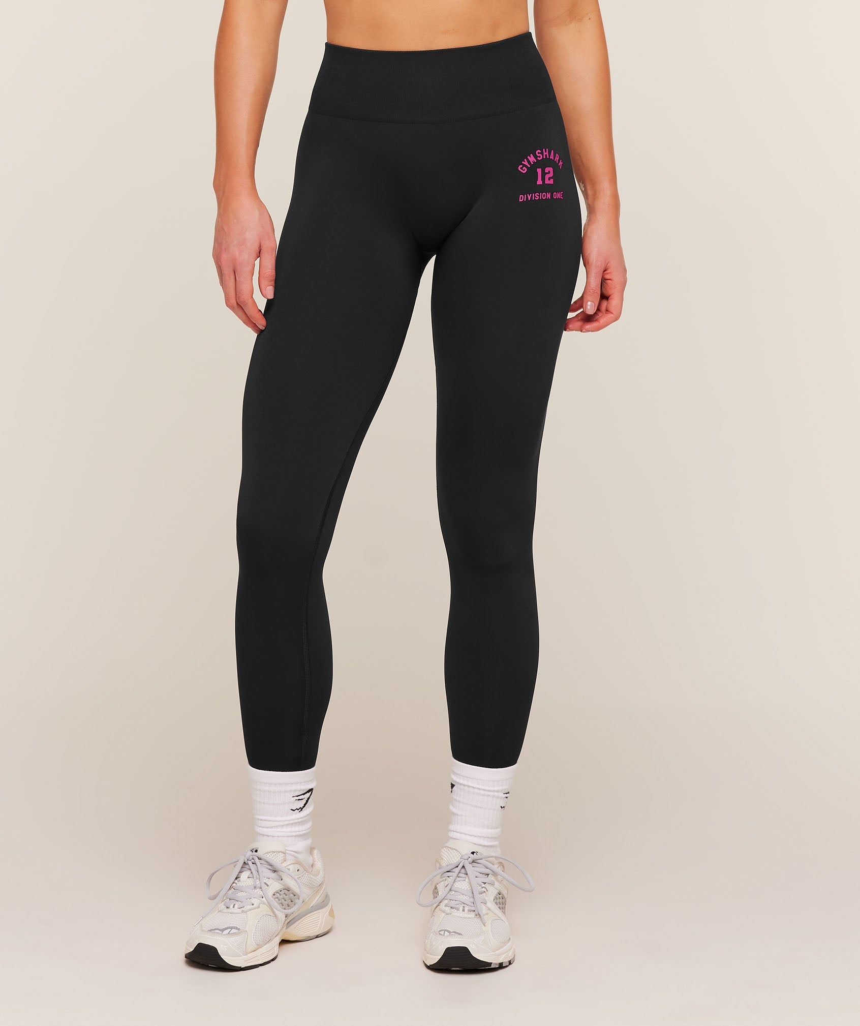 Women's Gymshark Everyday Seamless Graphic Leggings Black