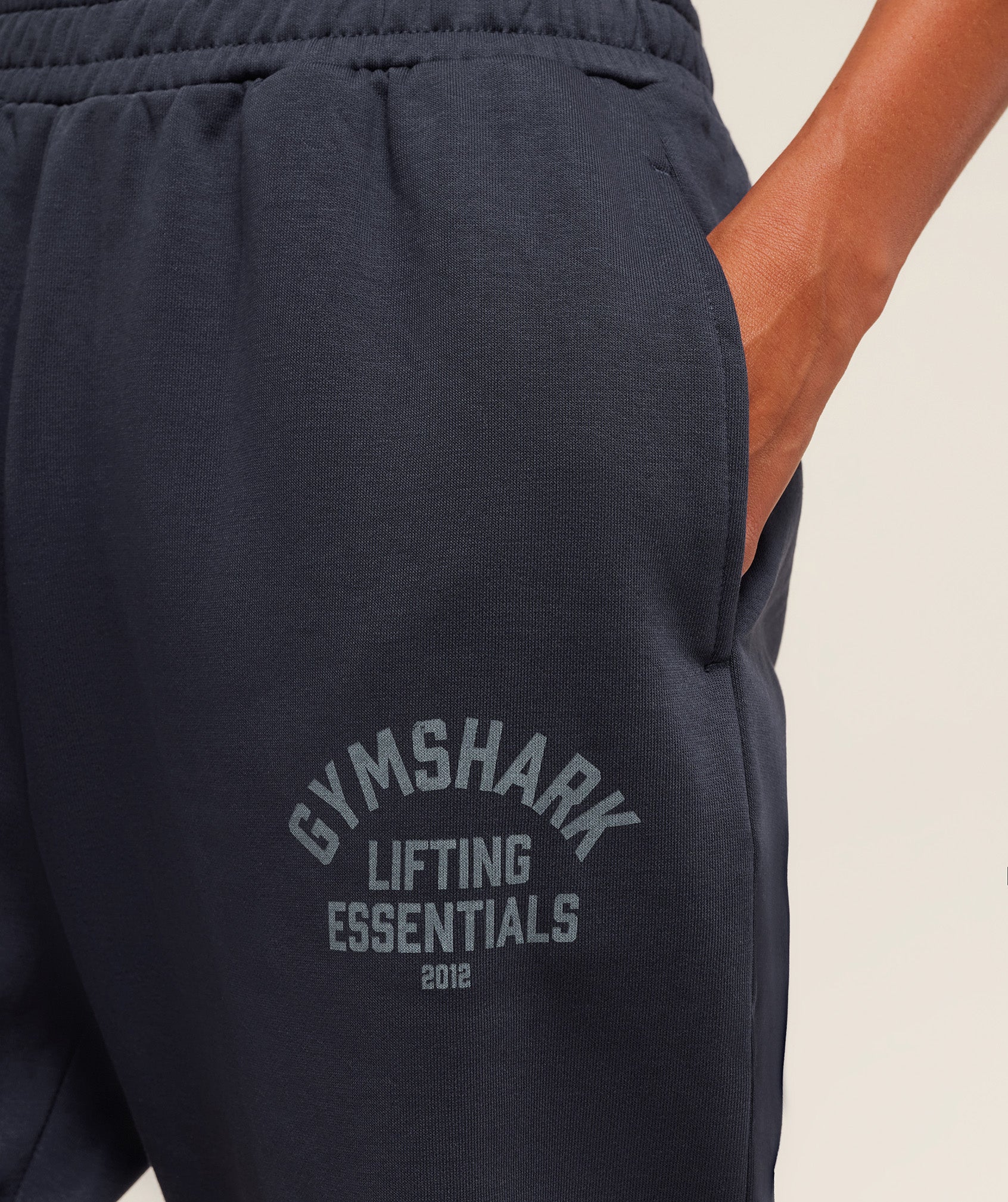 Women's Gymshark Lifting Essentials Joggers Heavy Blue