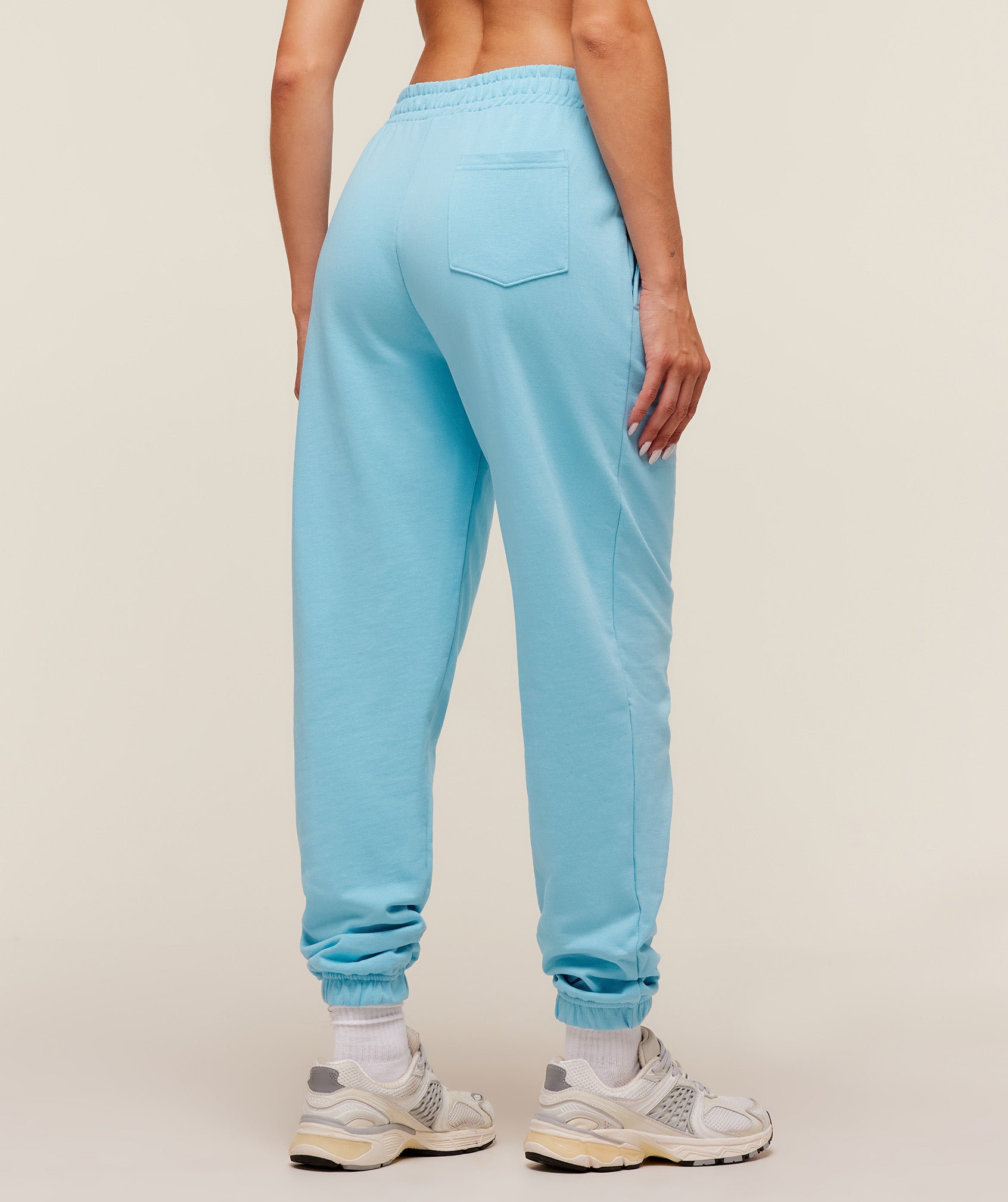 Women's Gymshark Collegiate Graphic Joggers Athletic Light Blue