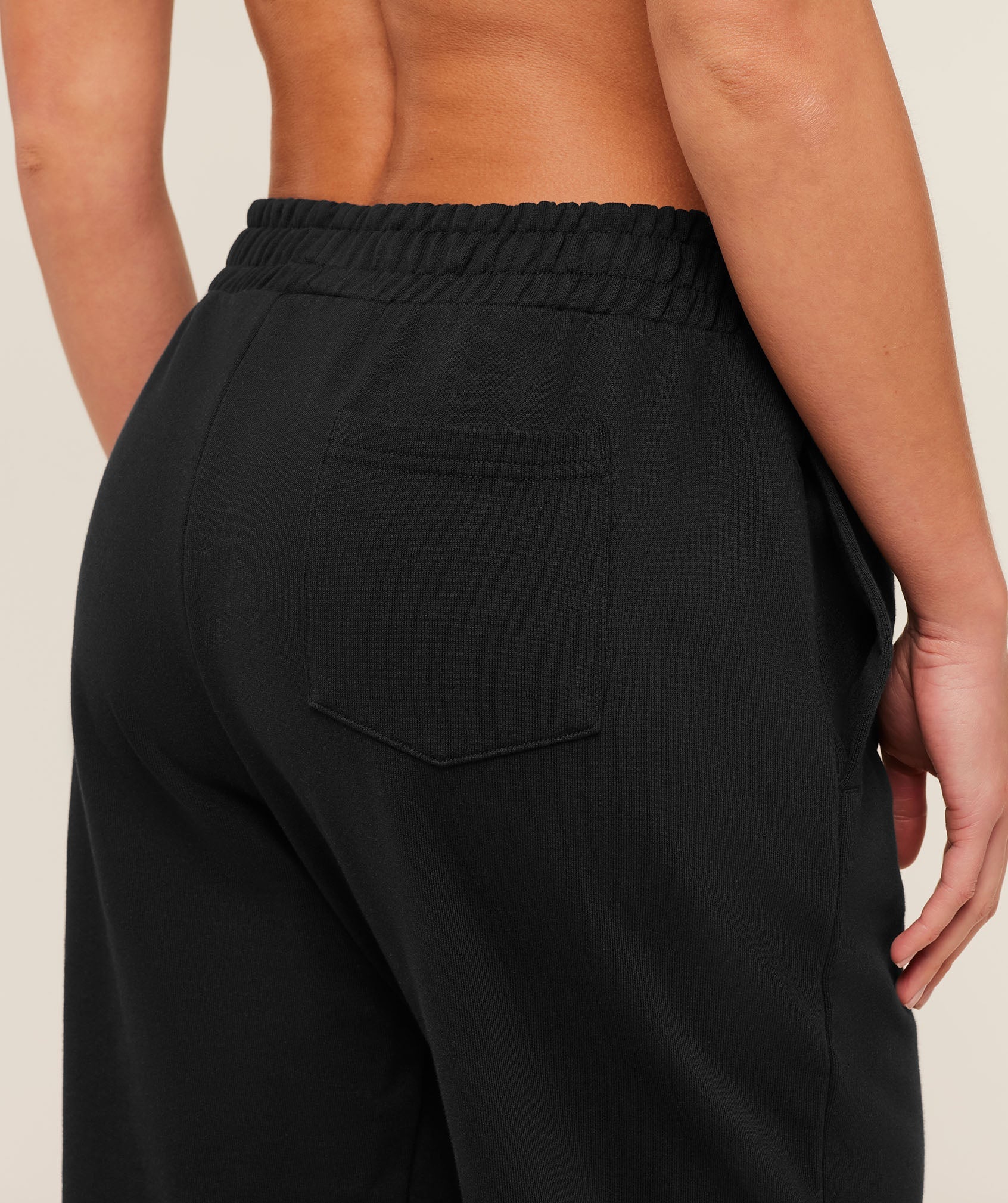 Women's Gymshark Collegiate Graphic Joggers Black