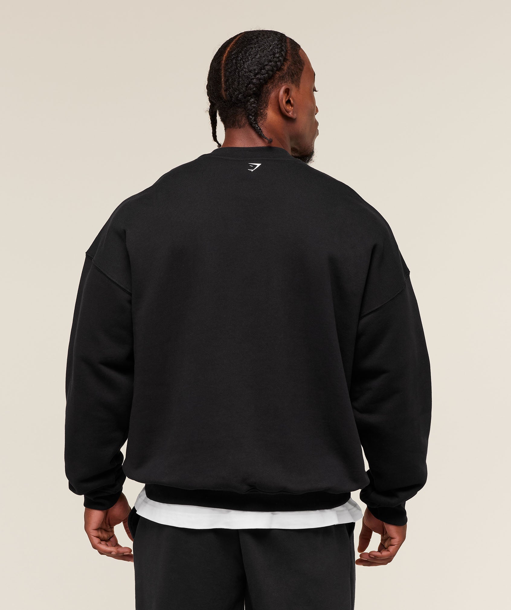 Gymshark Fade Graphic Crew Gs Black