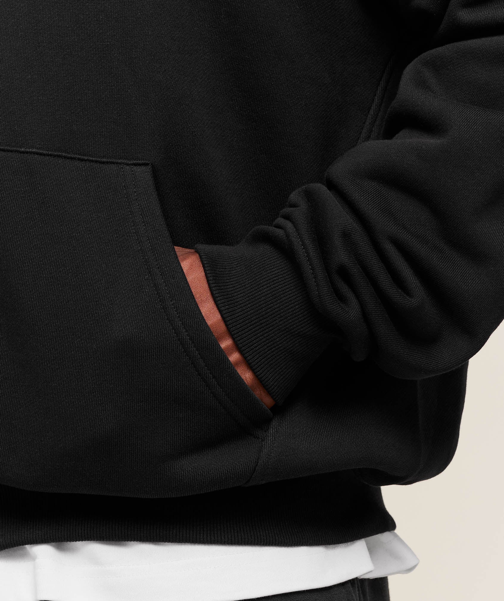 Gymshark Fade Graphic Zip Up Hoodie Black