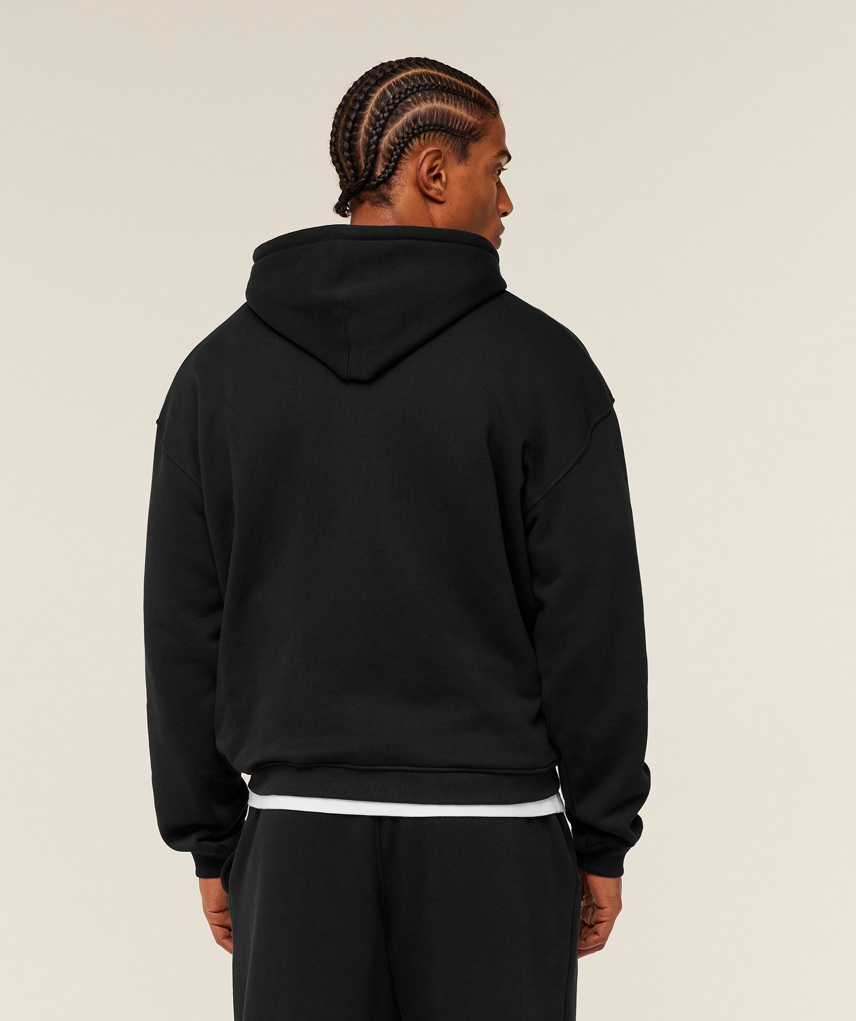 Gymshark Fade Graphic Zip Through Hoodie Gs Black