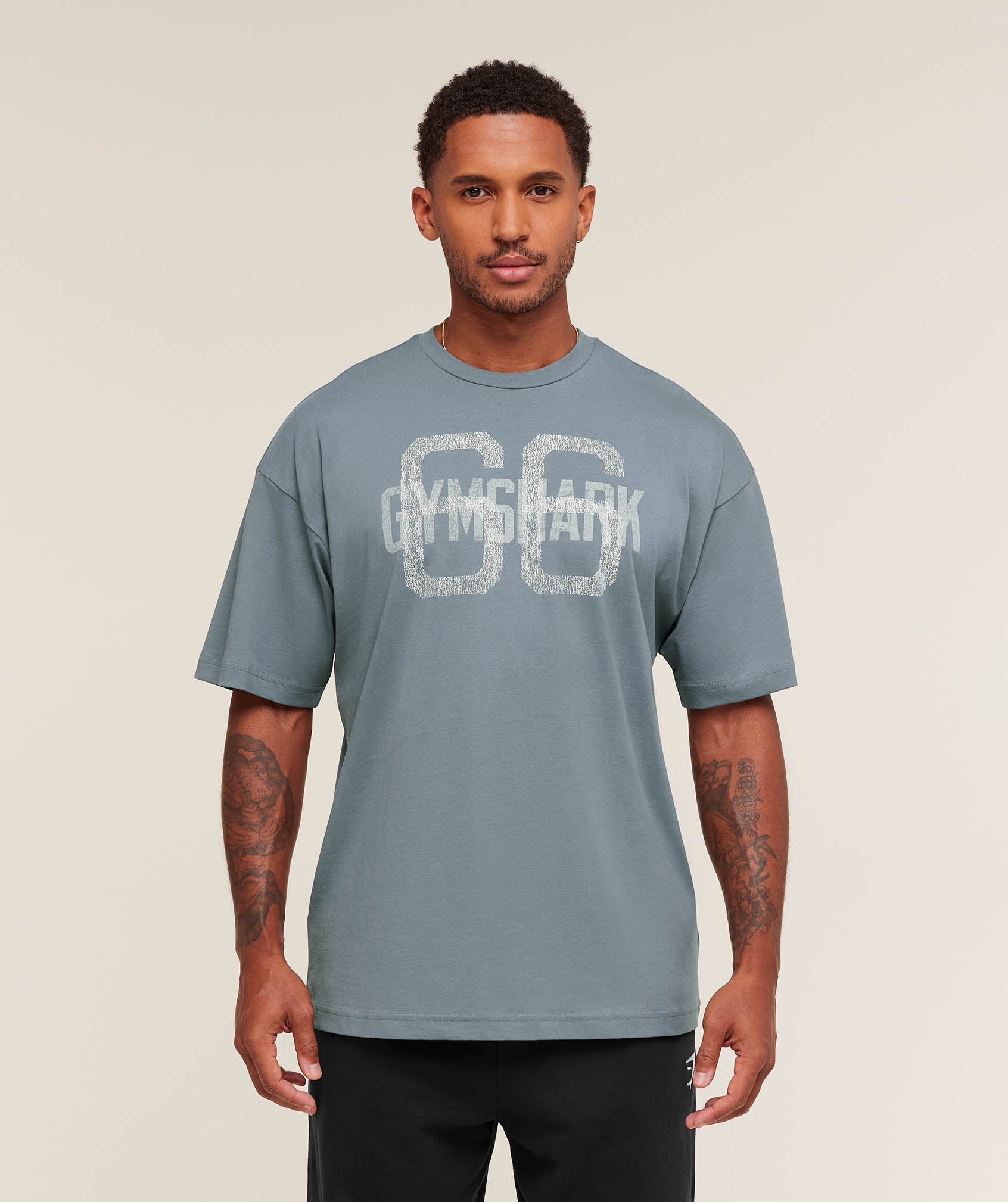 Gymshark Gs66 T-Shirt Iron Blue