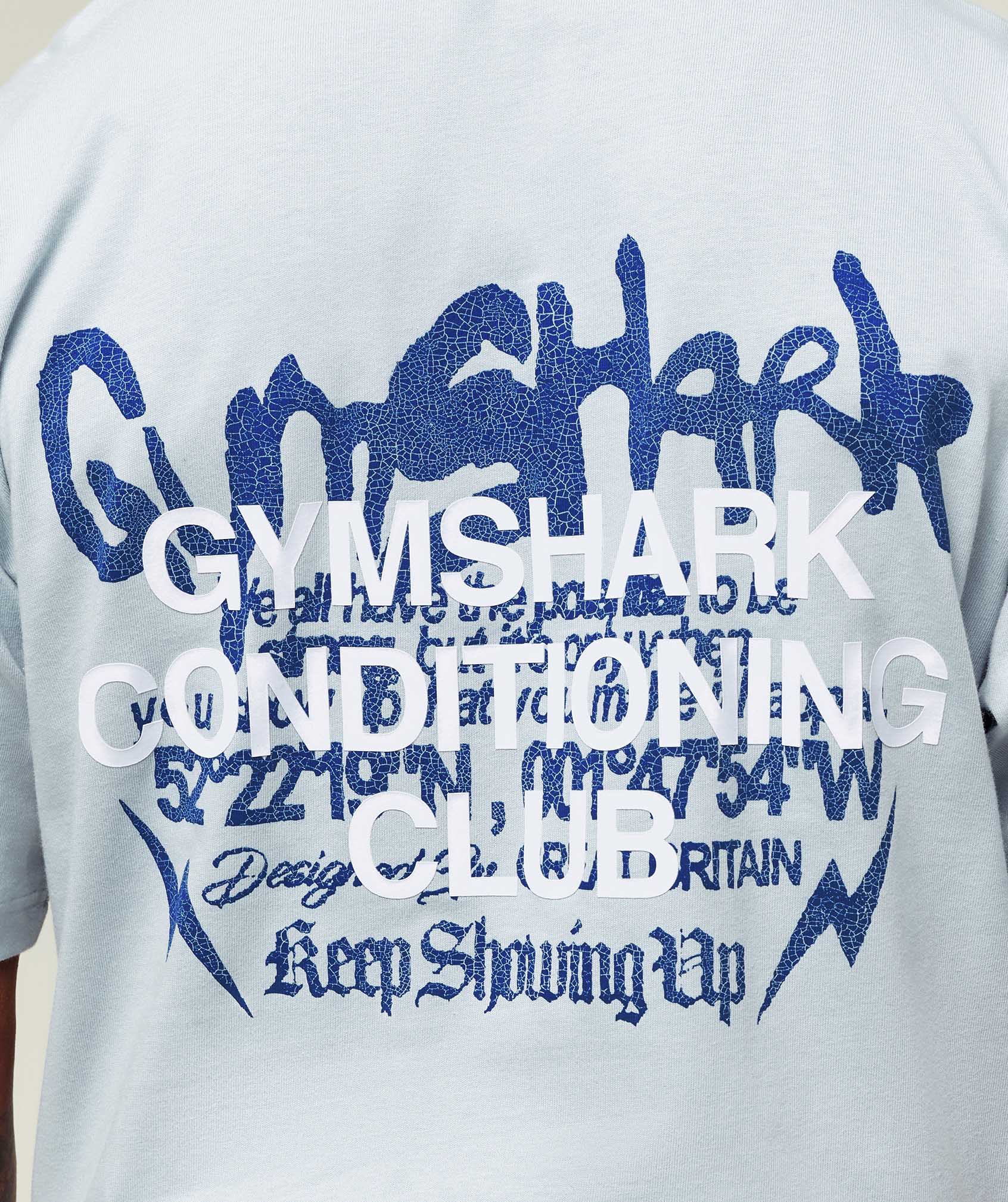 Gymshark Gscc T-Shirt Smoke Blue