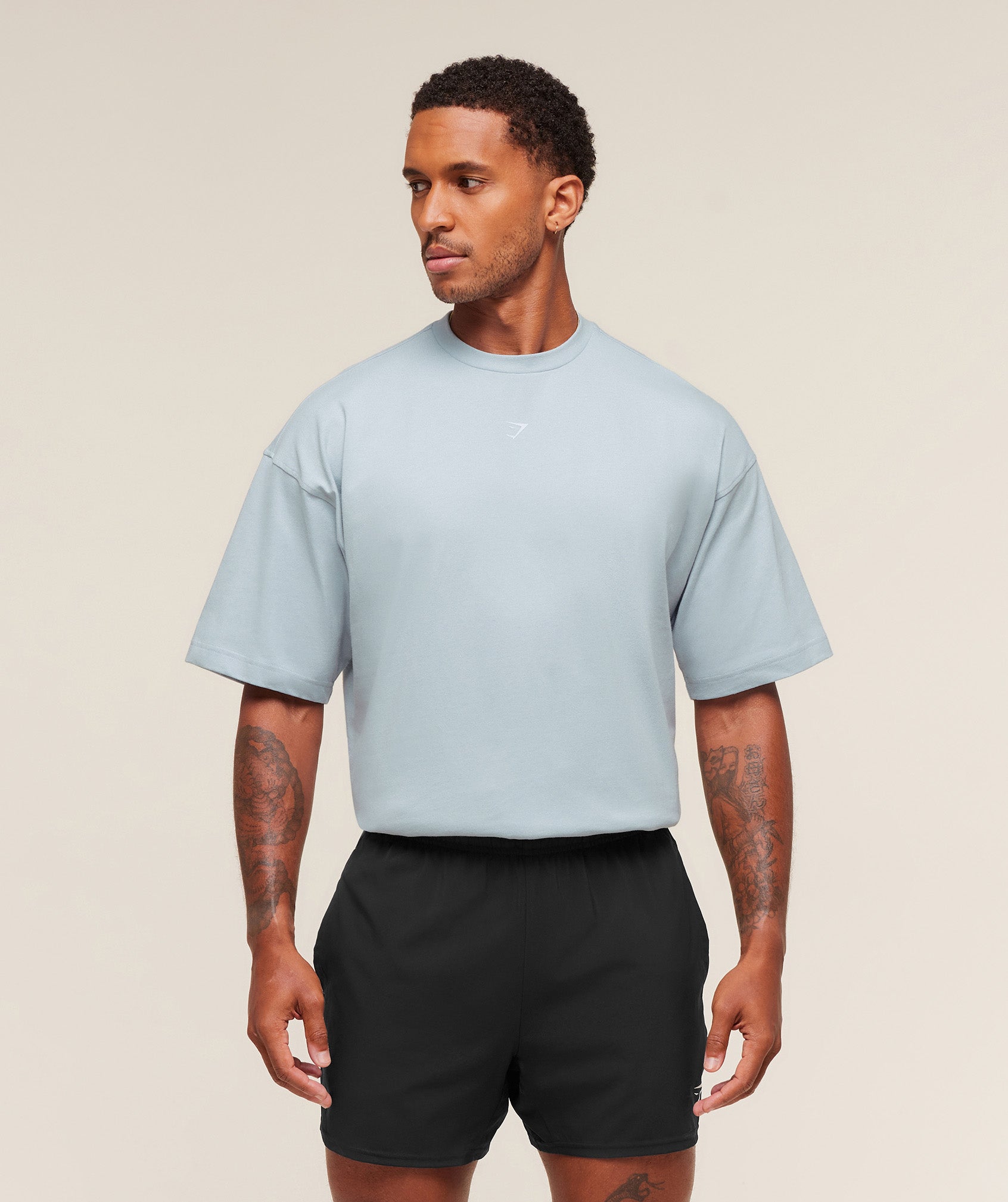 Gymshark Gscc T-Shirt Smoke Blue