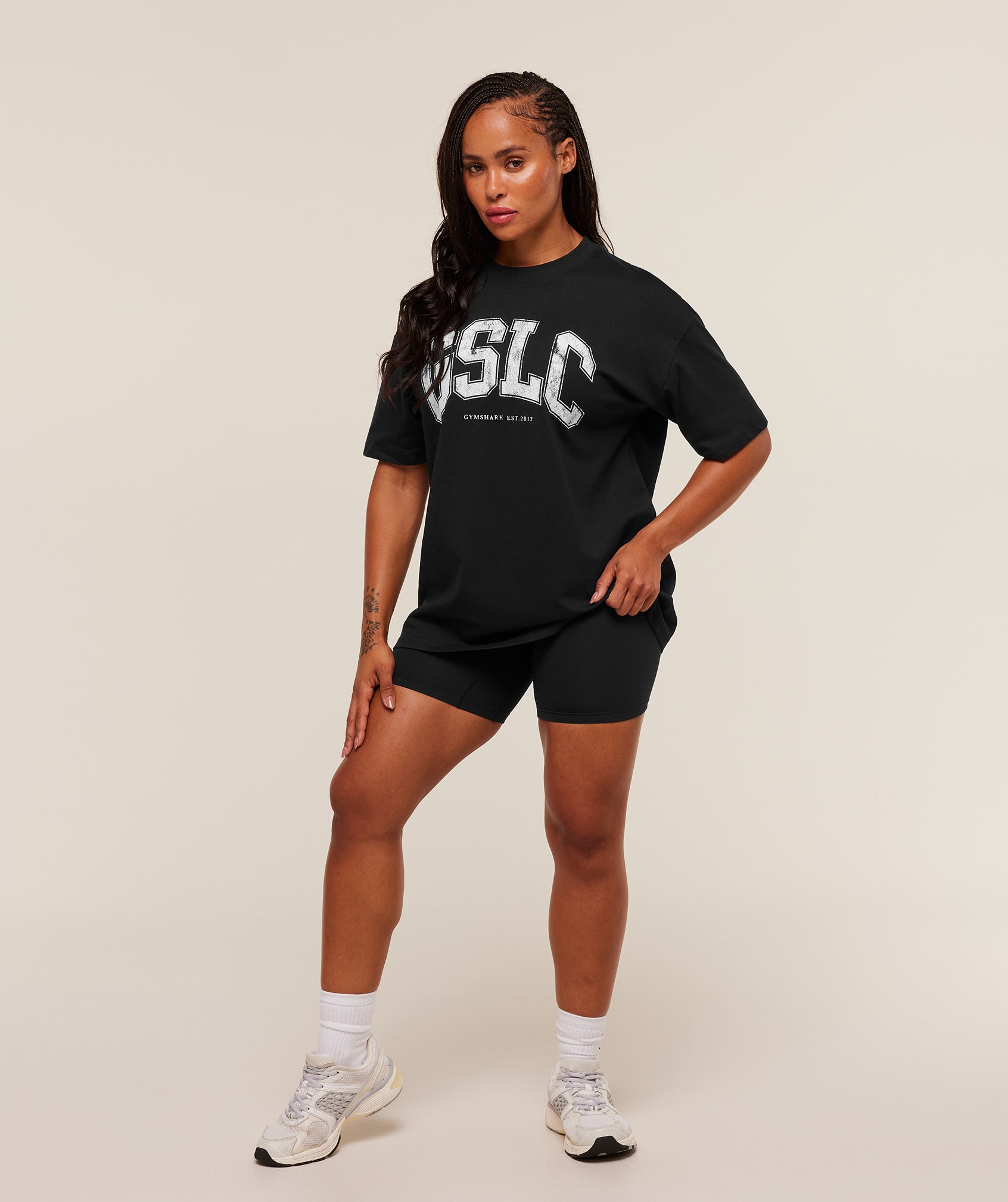 Women's Gymshark Gslc Lifting Club Short Sleeve T-Shirt Black