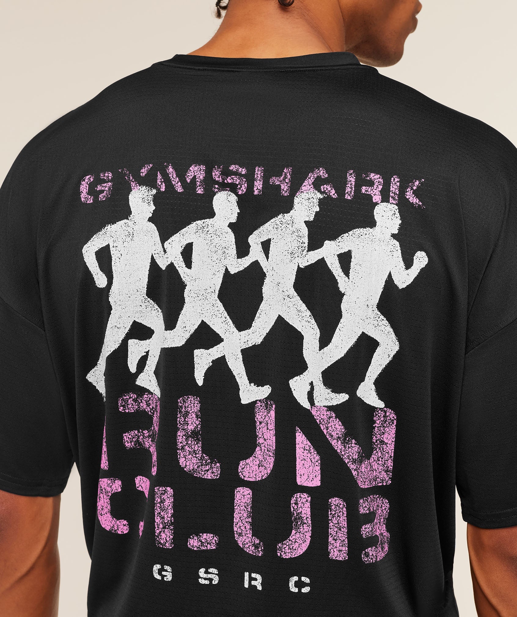Gymshark Gsrc Stencil Graphic T-Shirt Black