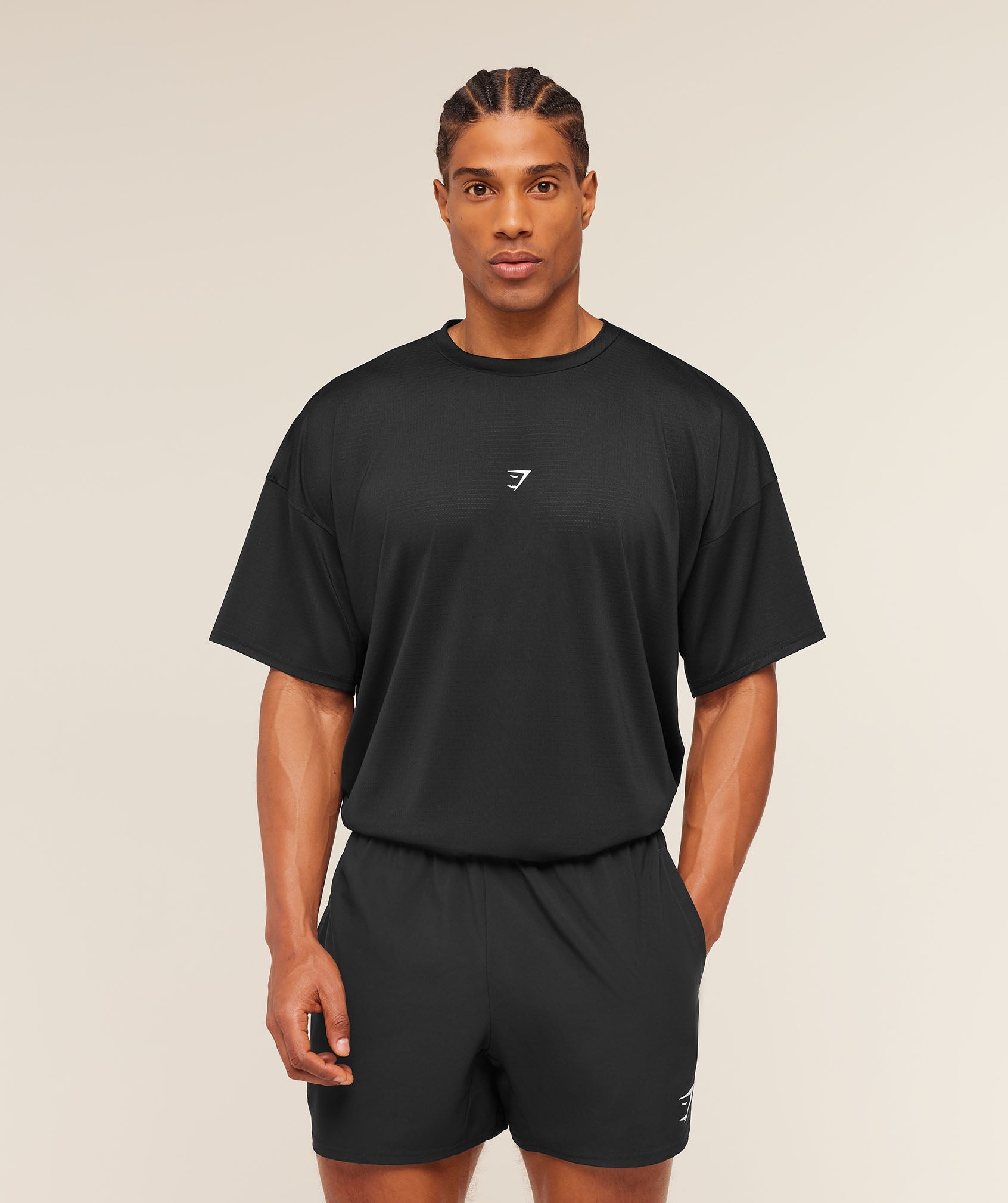 Gymshark Gsrc Stencil Graphic T-Shirt Black