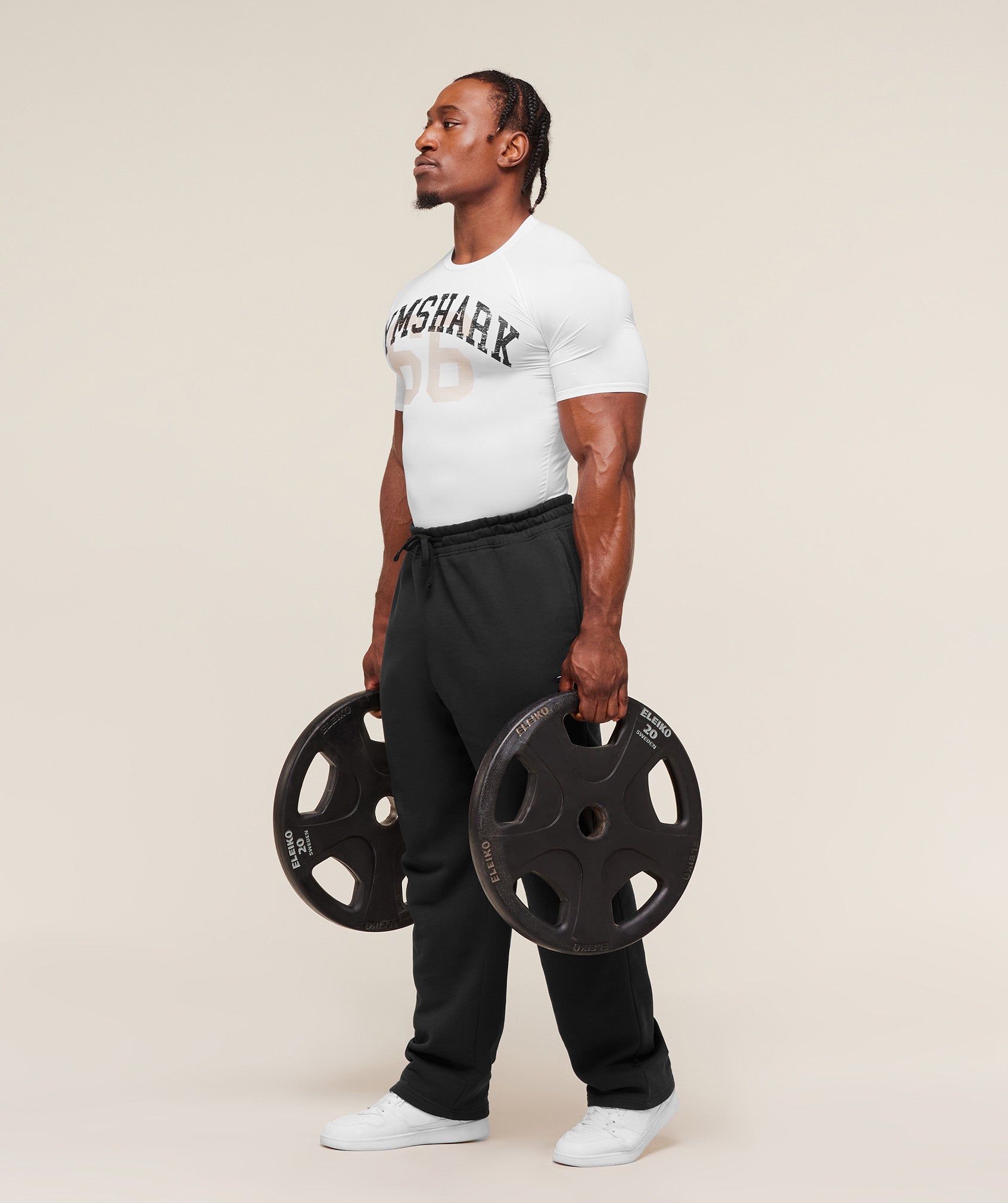 Gymshark Graphic Baselayer T-Shirt White