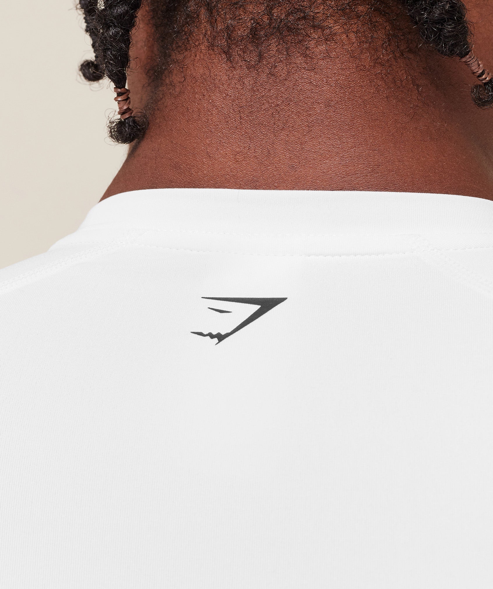 Gymshark Graphic Baselayer T-Shirt White