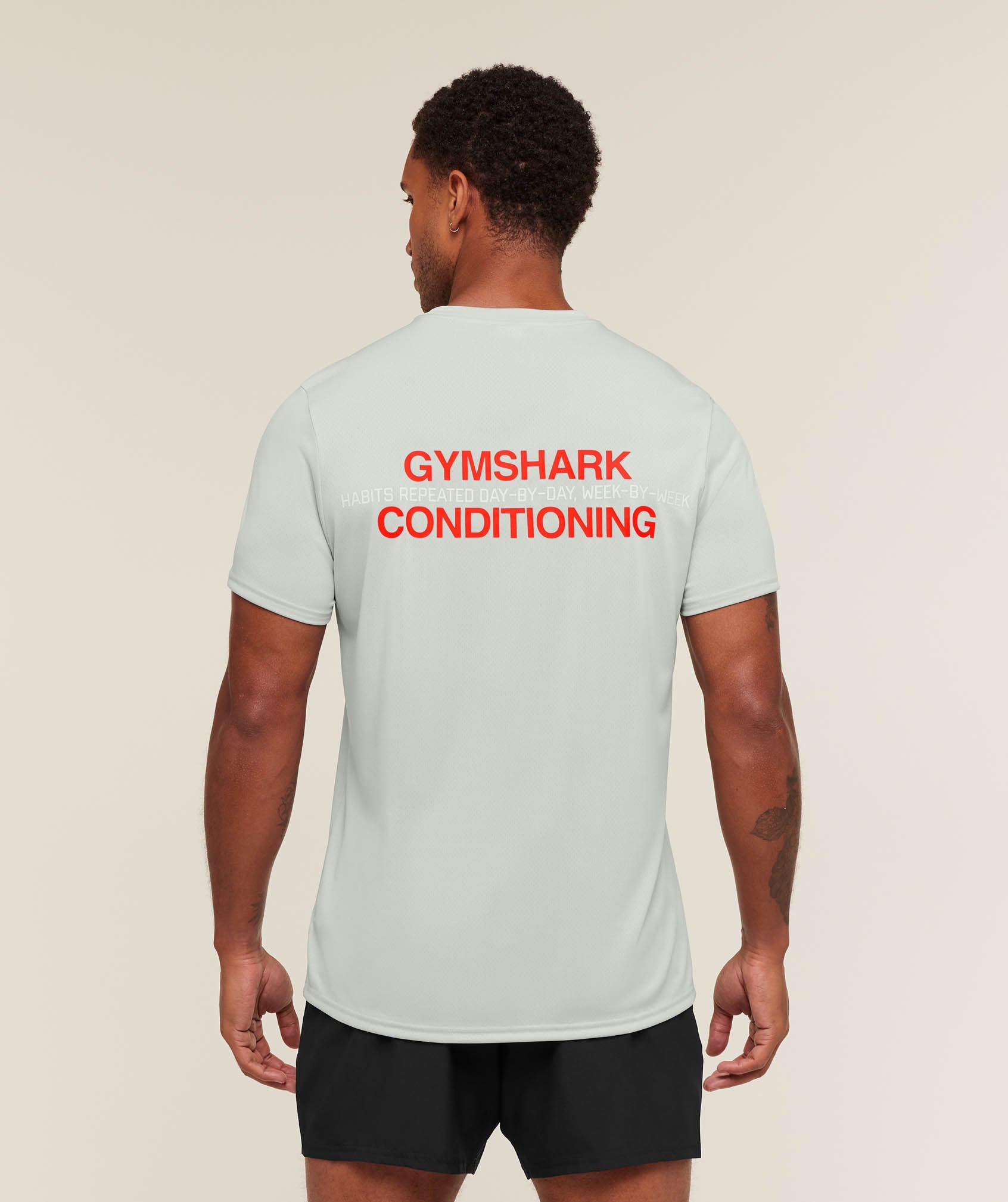 Gymshark Conditioning T-Shirt Light Grey