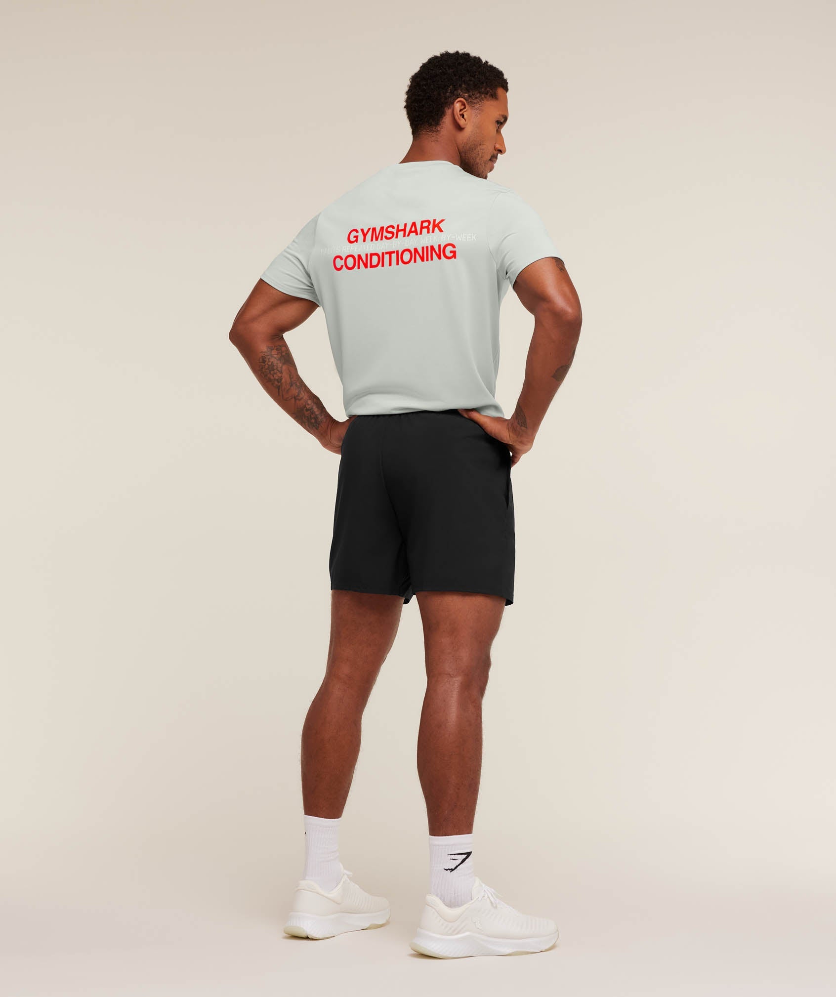 Gymshark Conditioning T-Shirt Light Grey