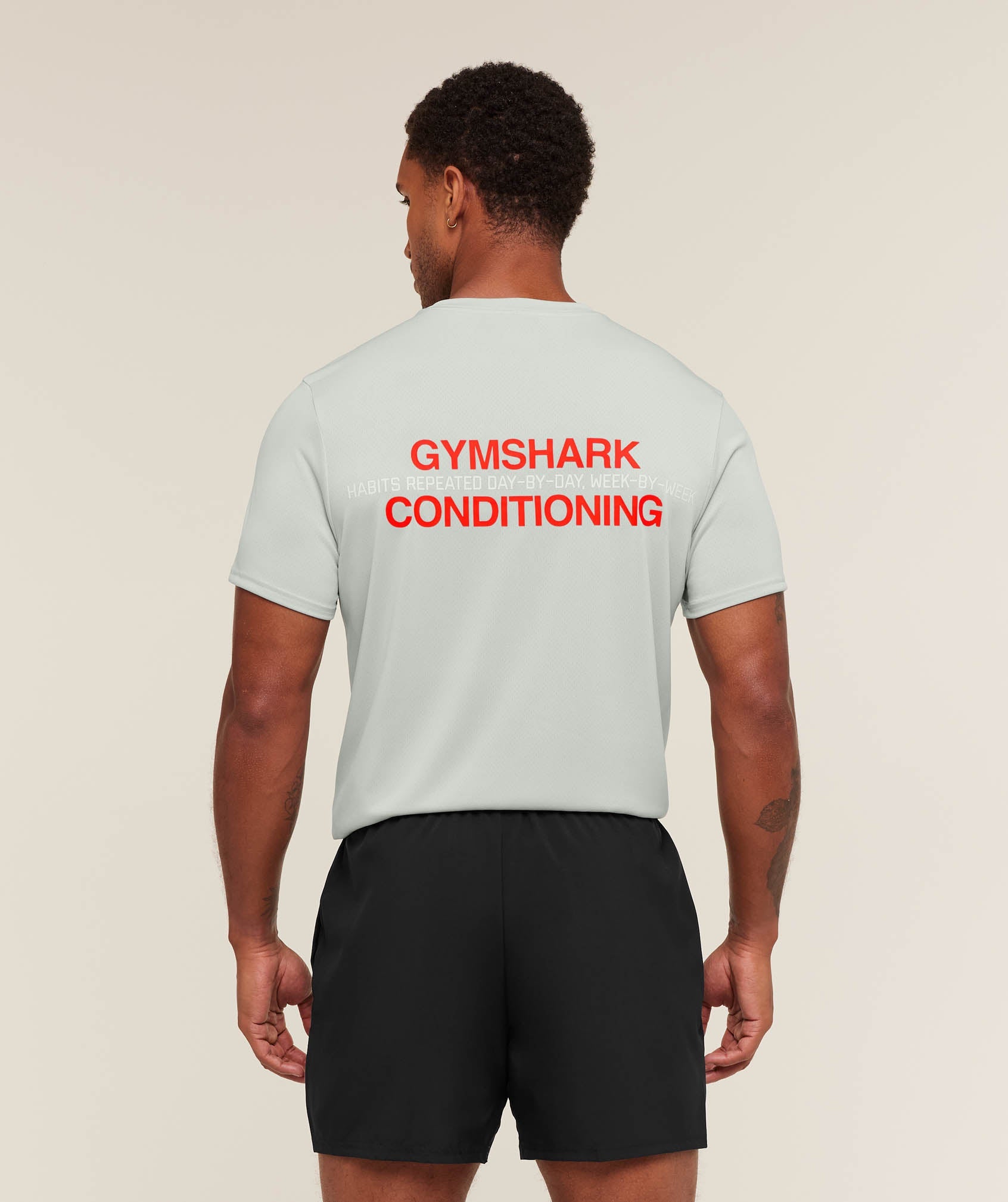 Gymshark Conditioning T-Shirt Light Grey