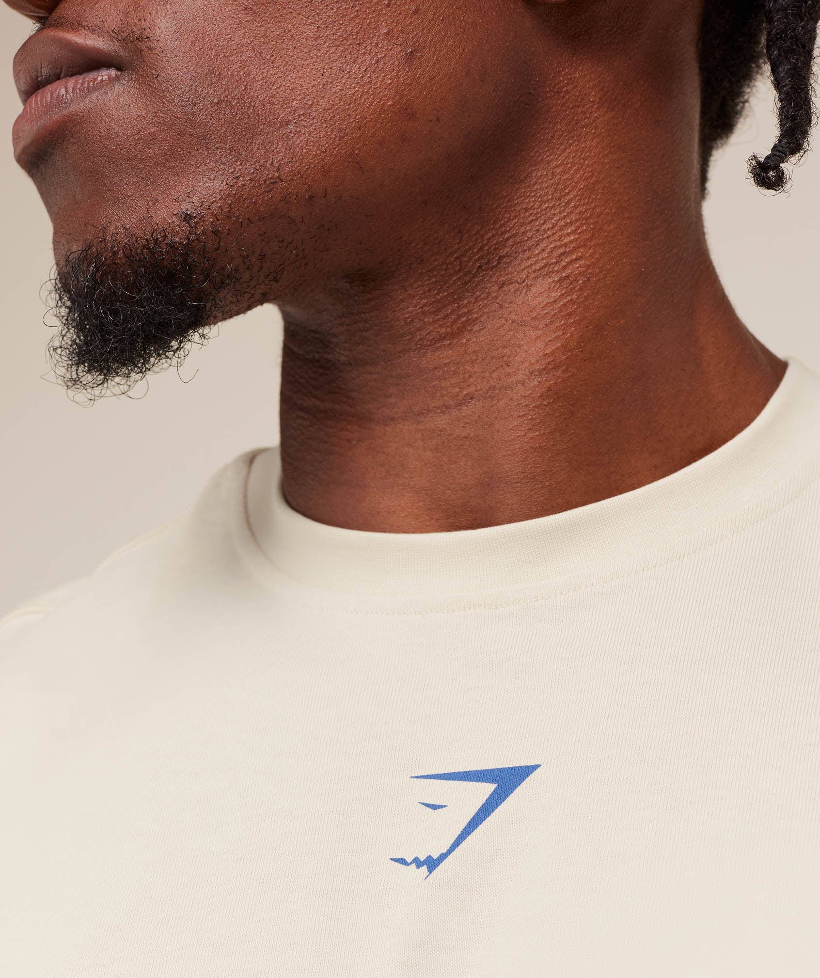 Gymshark Lifting Club T-Shirt Oat White