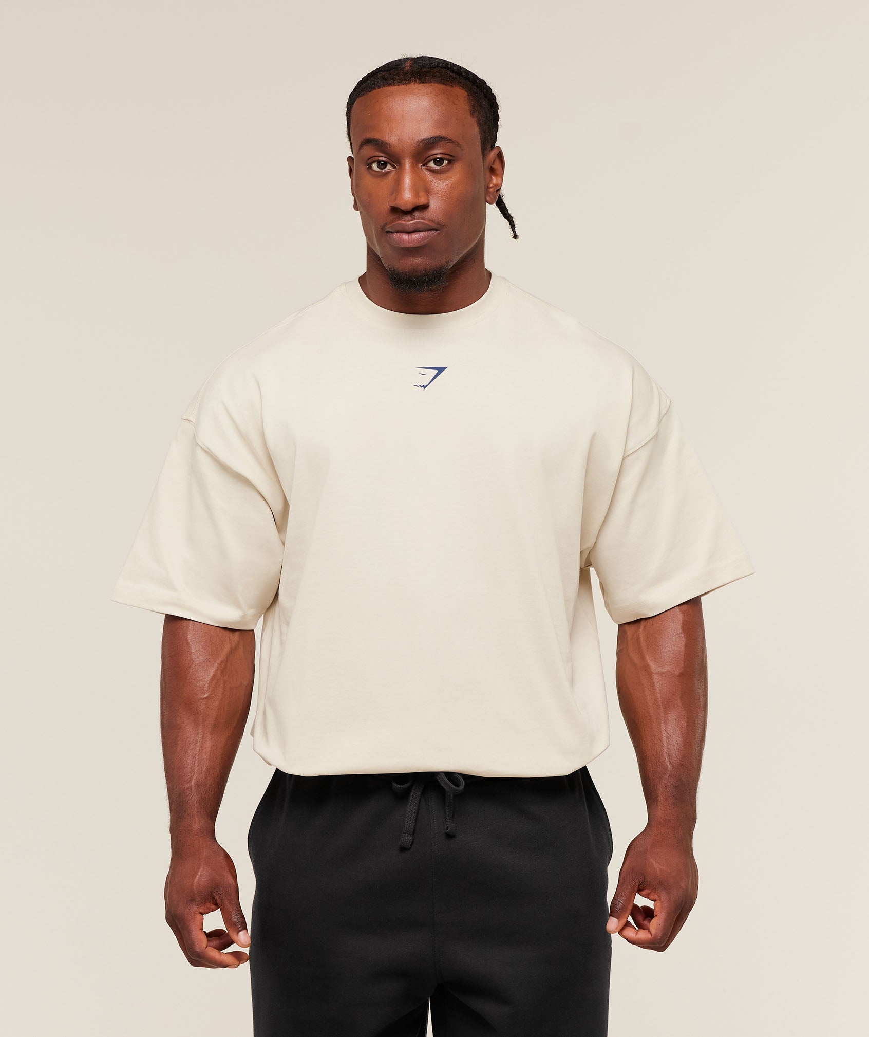 Gymshark Lifting Club T-Shirt Oat White