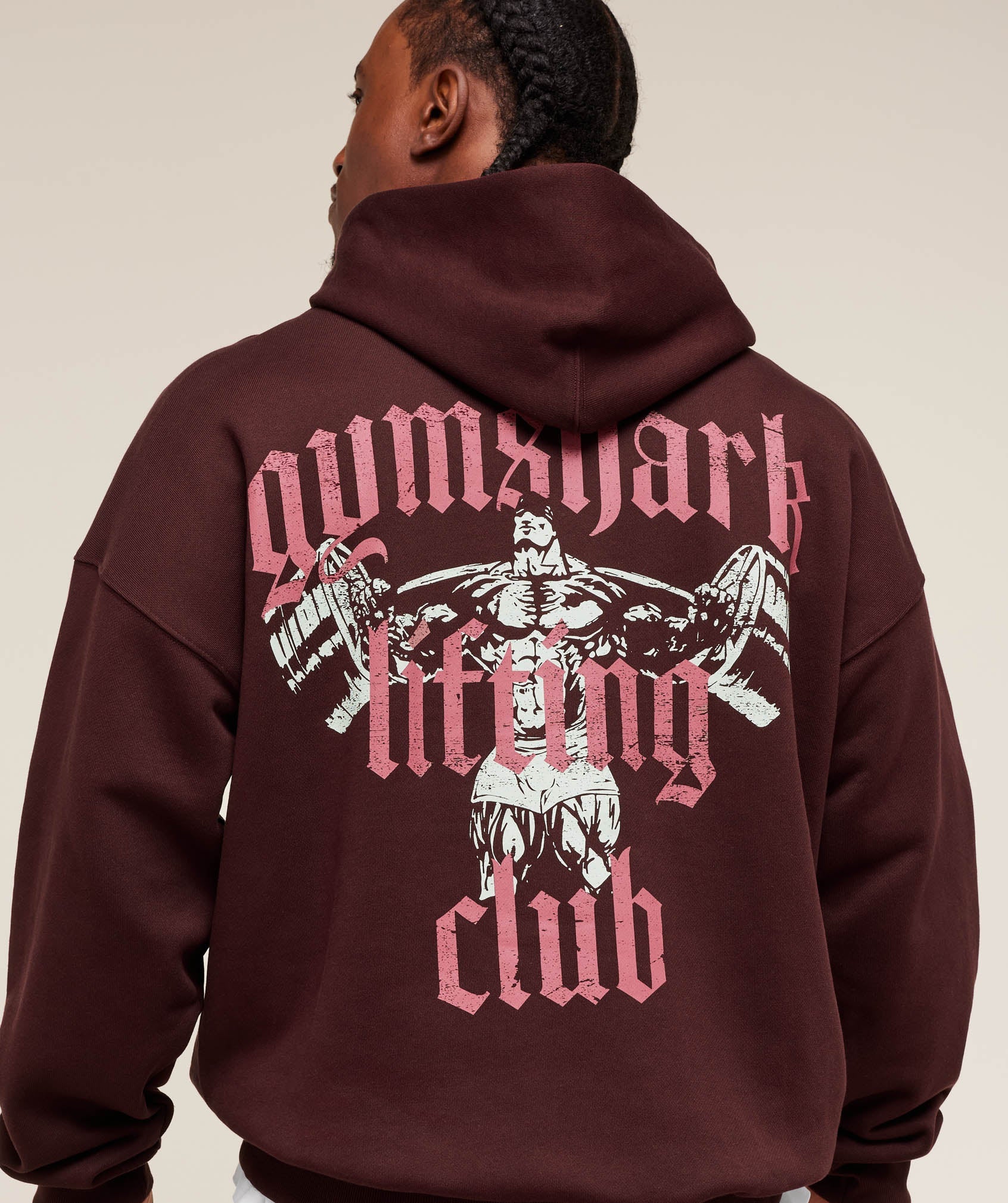 Gymshark Lifting Club Hoodie Rich Maroon