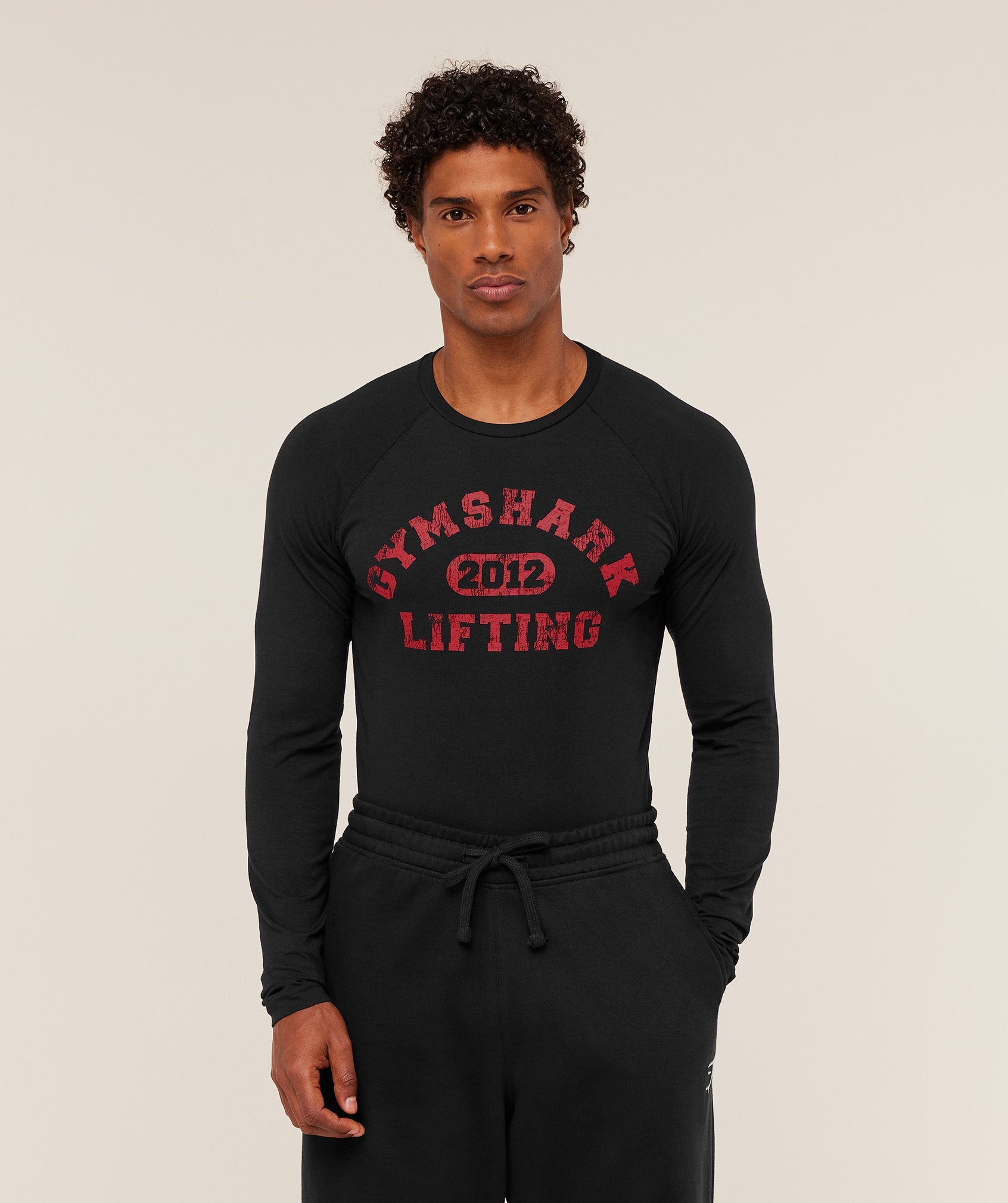 Gymshark Gymshark Lifting Long Sleeve T-Shirt Black