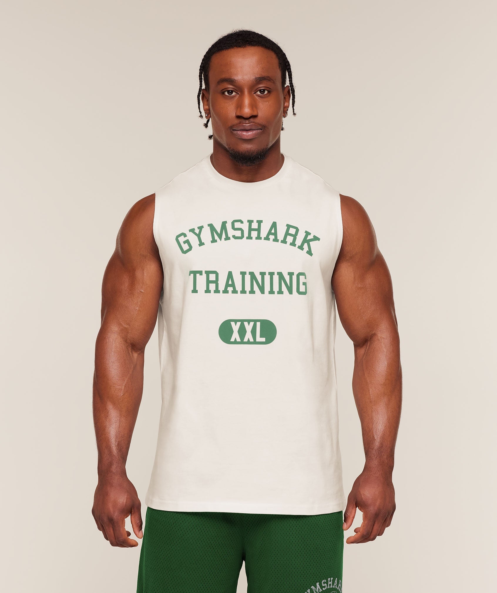 Gymshark Gymshark Training Graphic Tank Soft White