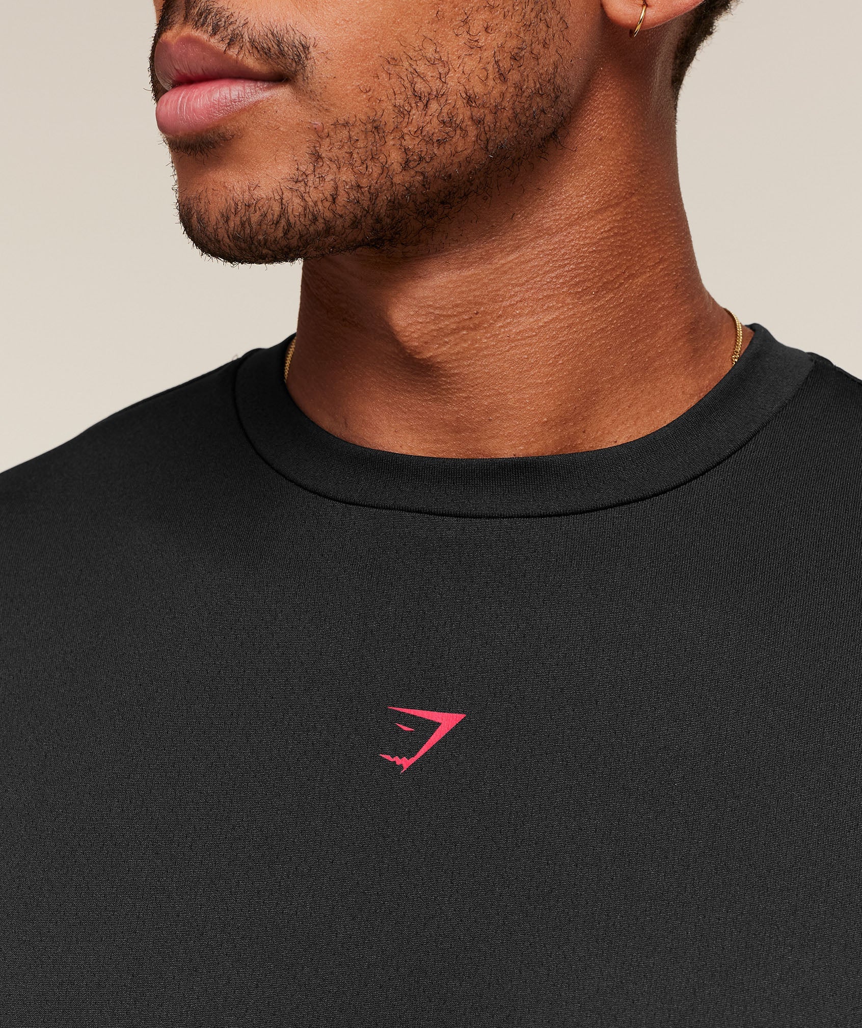 Gymshark Hybrid Athlete T-Shirt Gs Black