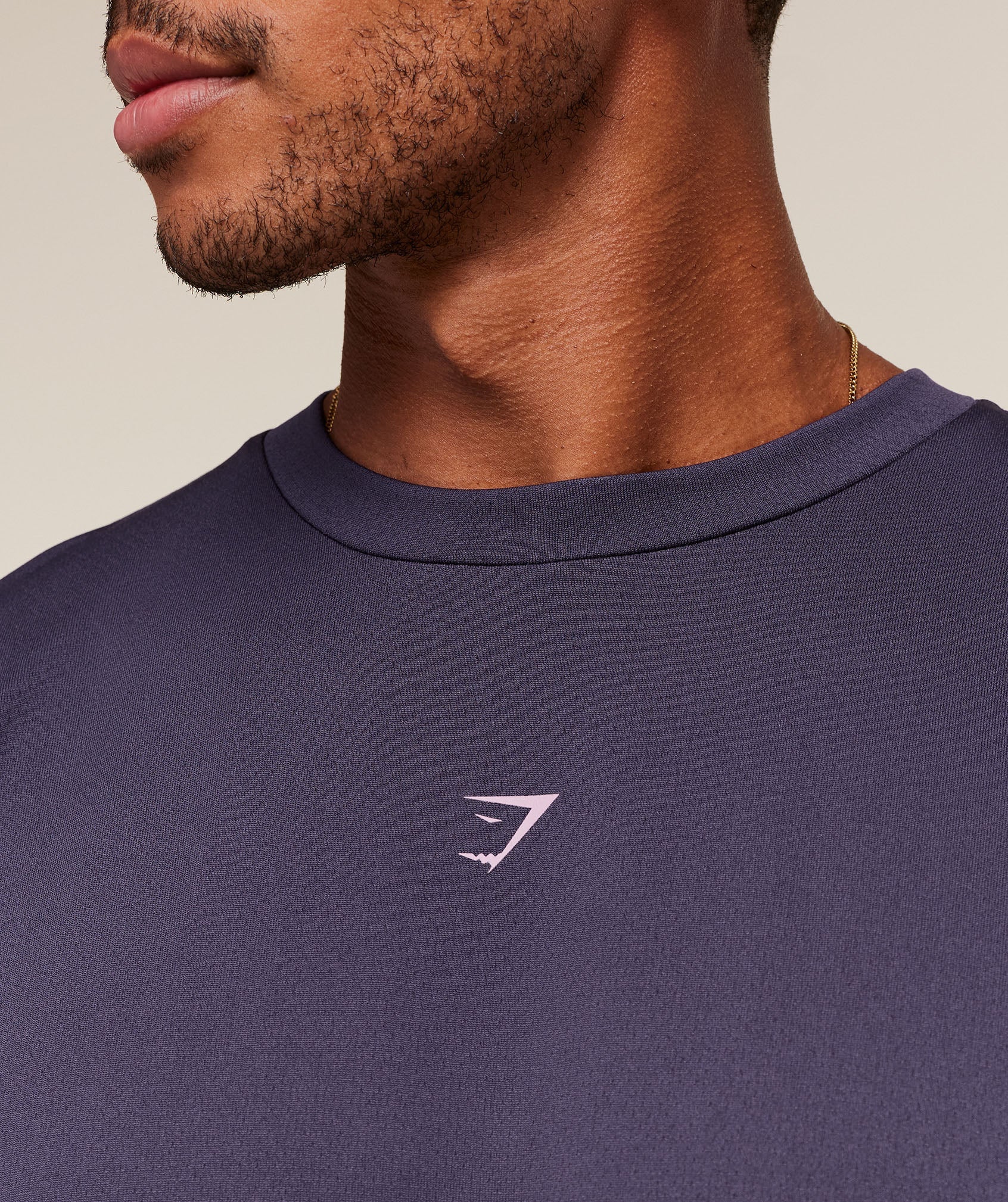 Gymshark Hybrid Athlete T-Shirt Midnight Purple