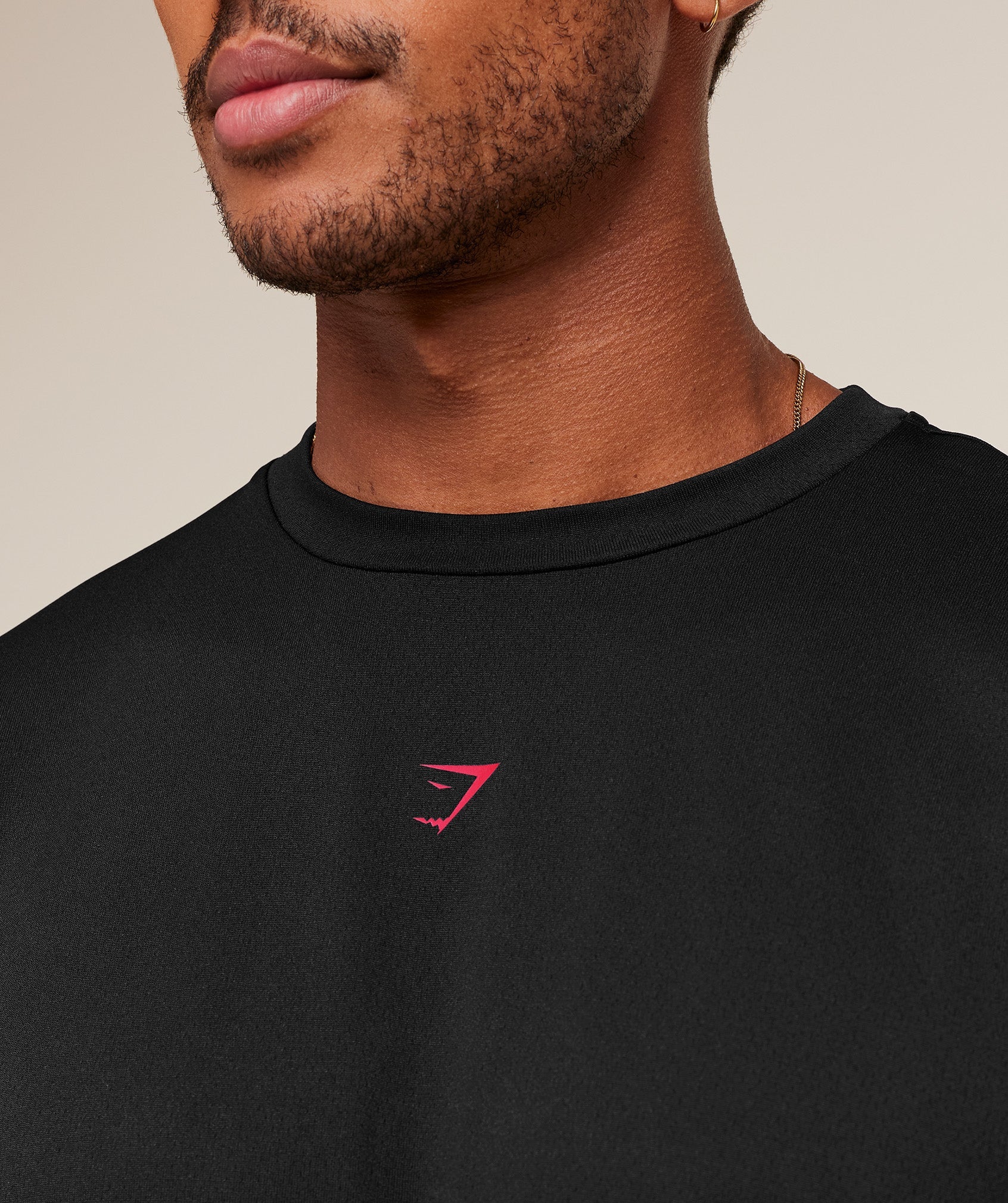Gymshark Hybrid Graphic T-Shirt Black