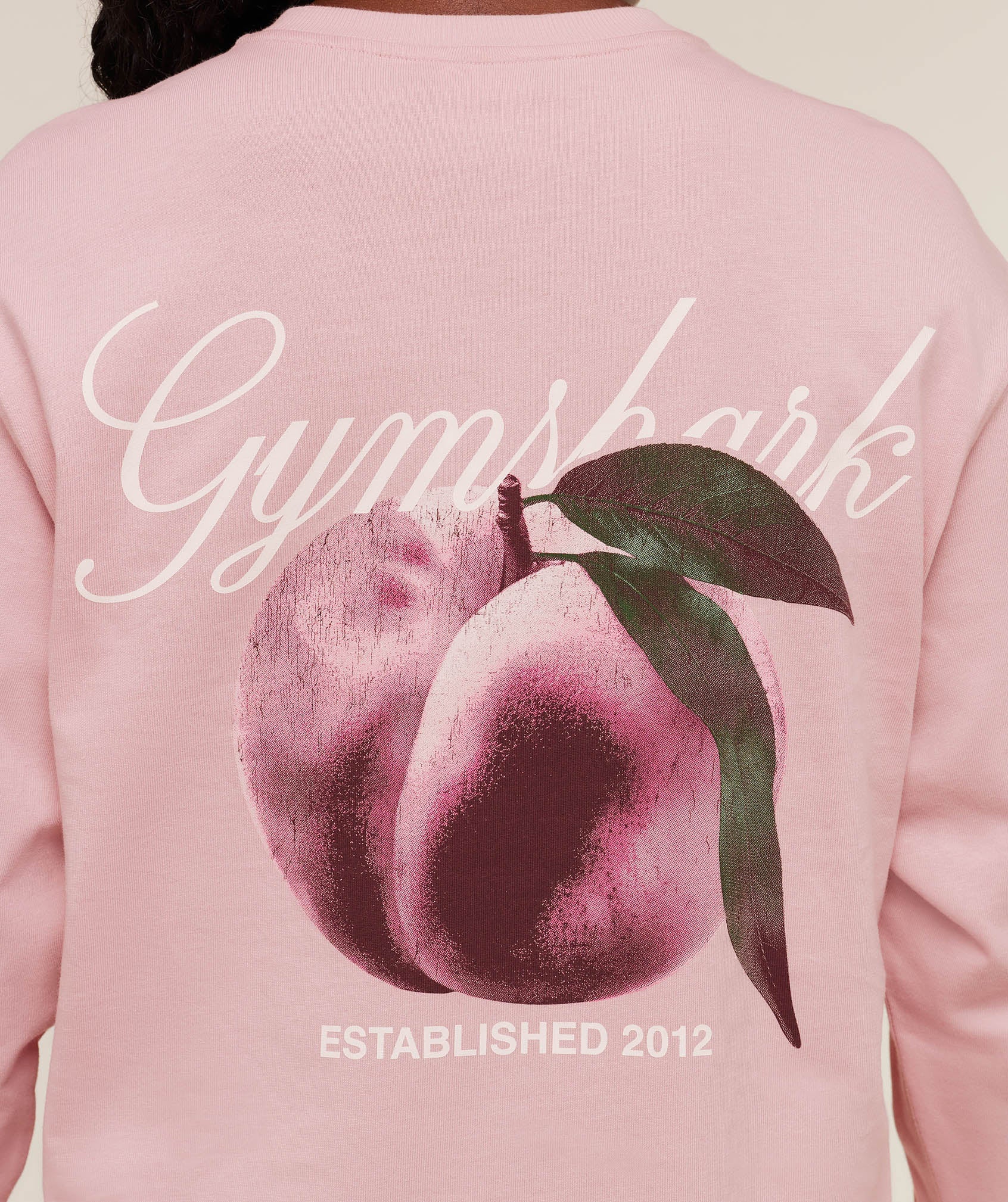 Women's Gymshark Juicy Peach Long Sleeve T-Shirt Cloud Pink
