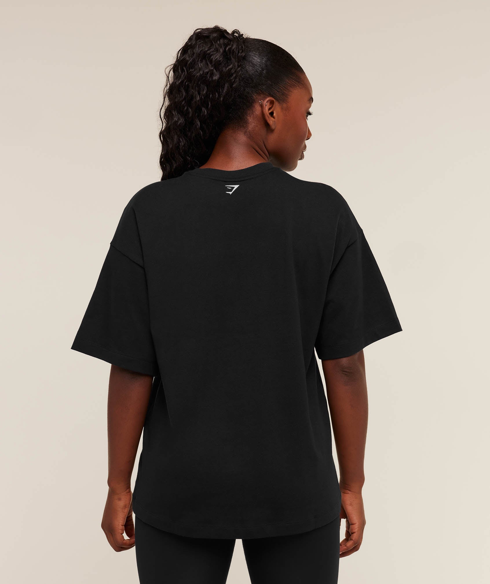 Women's Gymshark Juicy Peach Short Sleeve T-Shirt Black