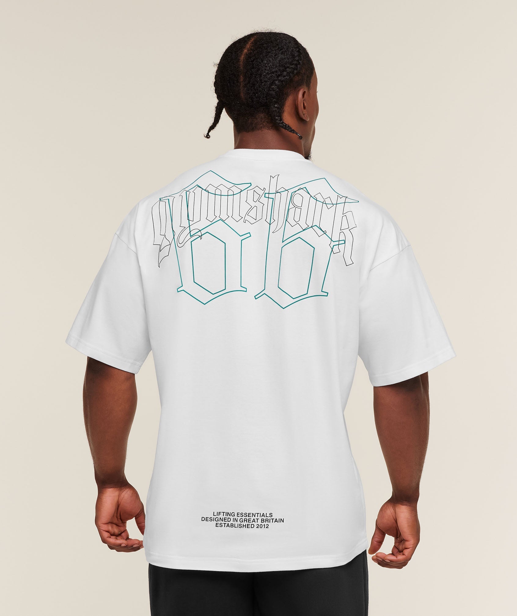 Gymshark Outline Graphic T-Shirt White