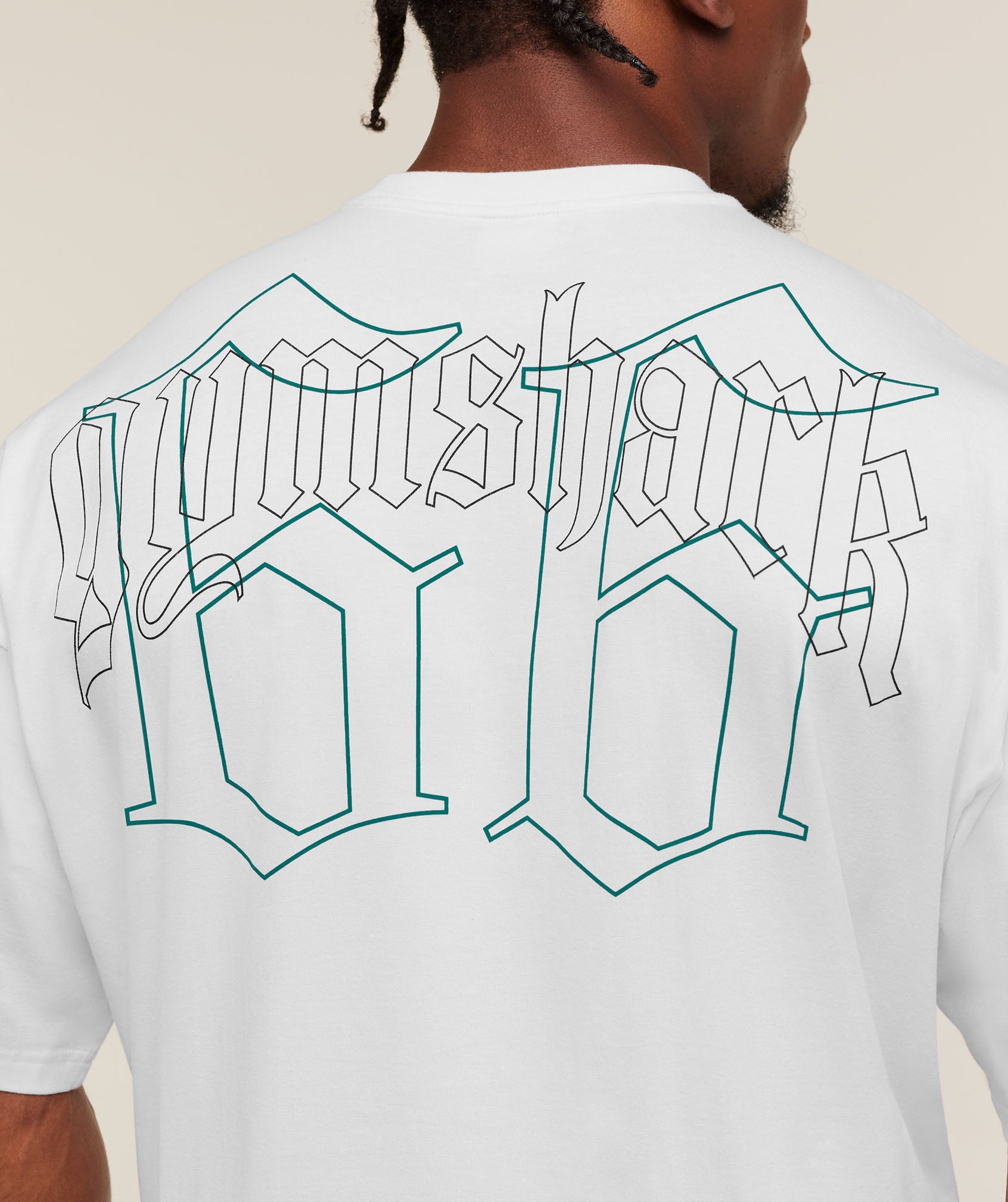 Gymshark Outline Graphic T-Shirt White