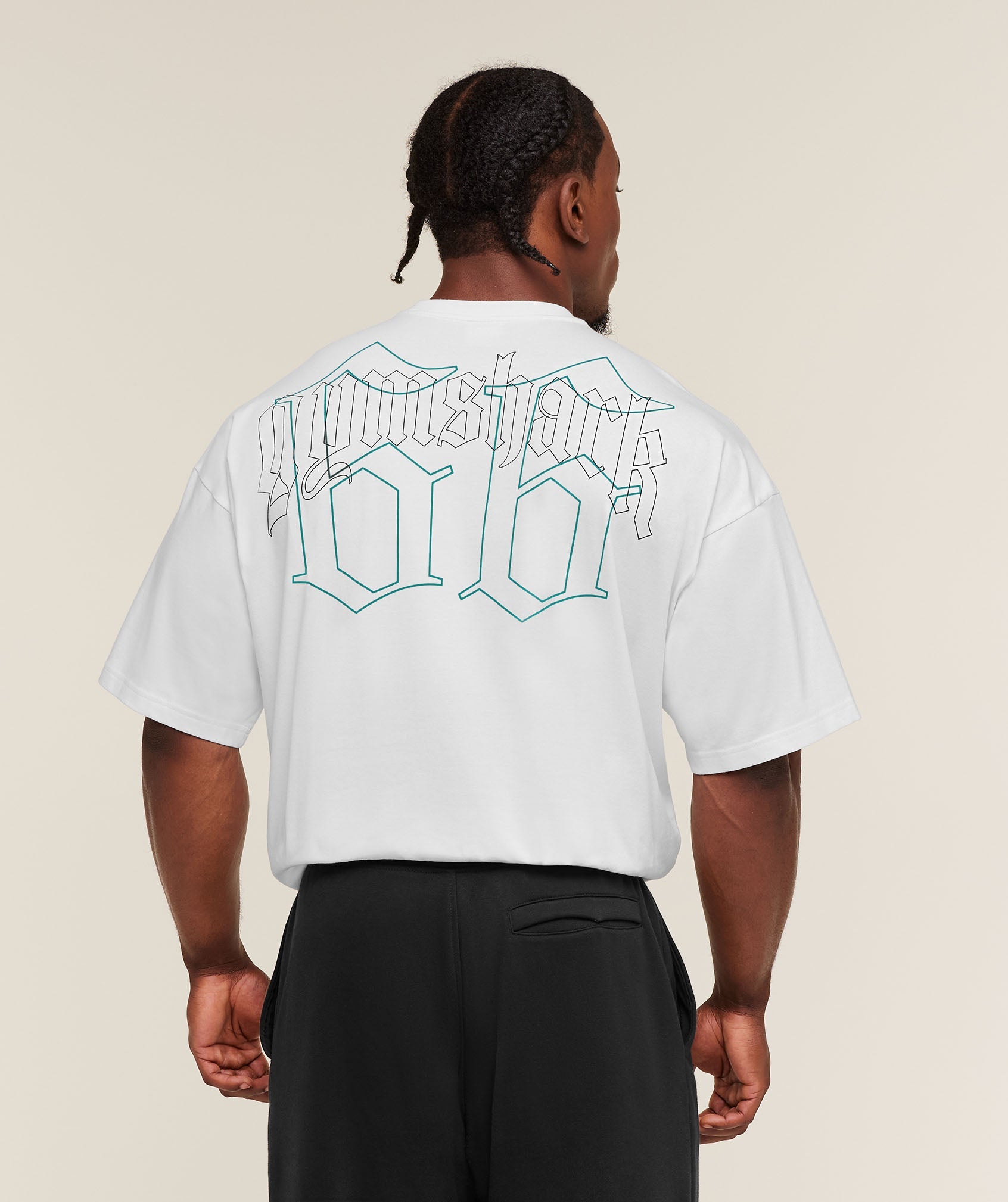 Gymshark Outline Graphic T-Shirt White